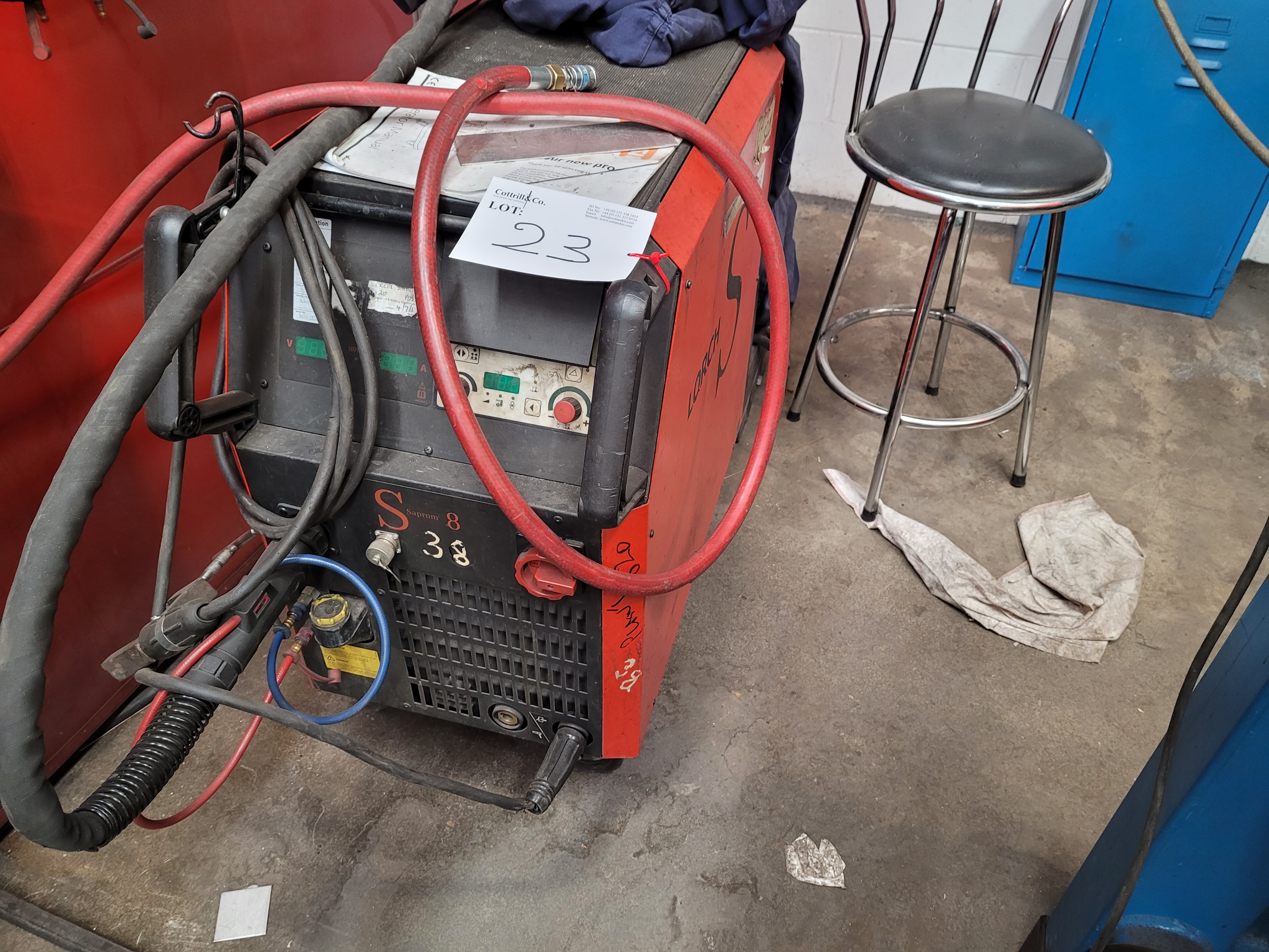 Lorch Saprom 8 Mig Welder 25 – 500 Amp Torch