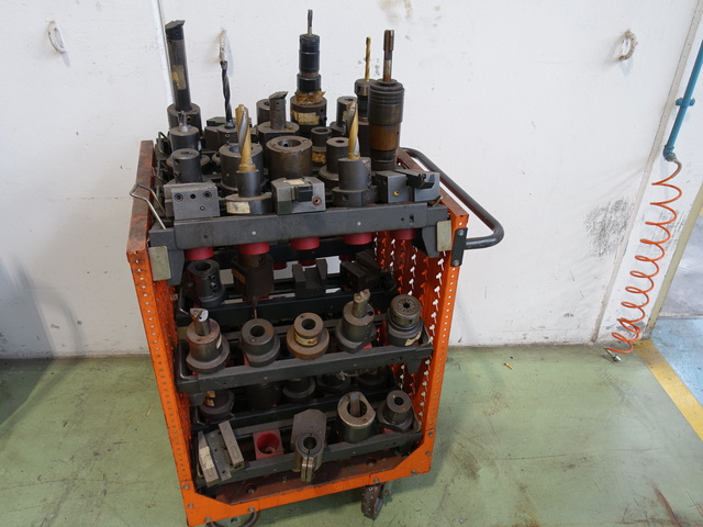 Assorted CNC turret tools and tool holders