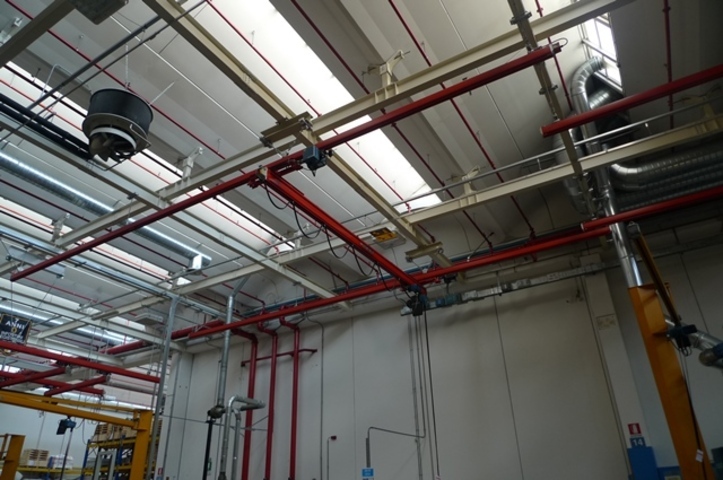 Demag Chain hoists with KBK monorail system