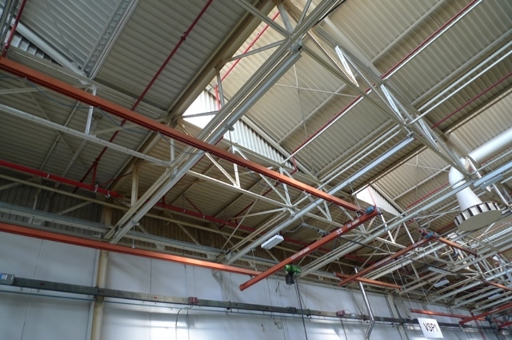 Chain hoist with KBK monorail systems