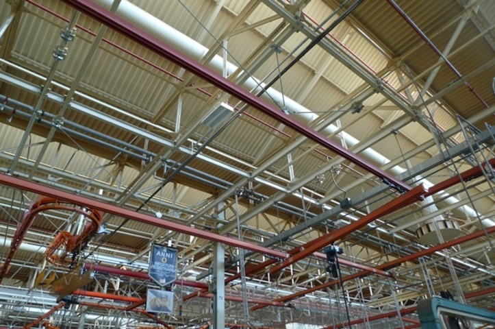 Demag Chain hoists with KBK monorail systems