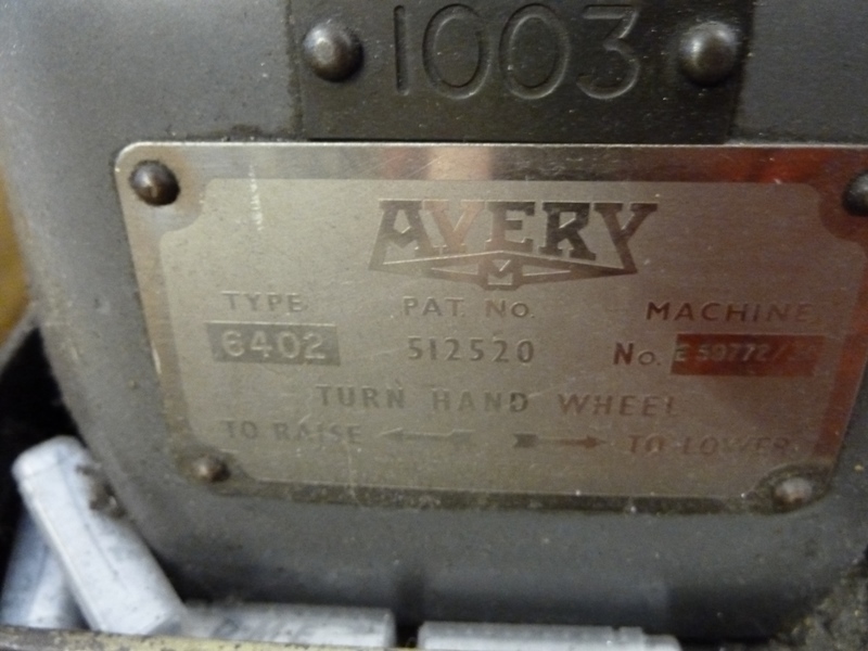 Avery Type 6402 Hardness Tester