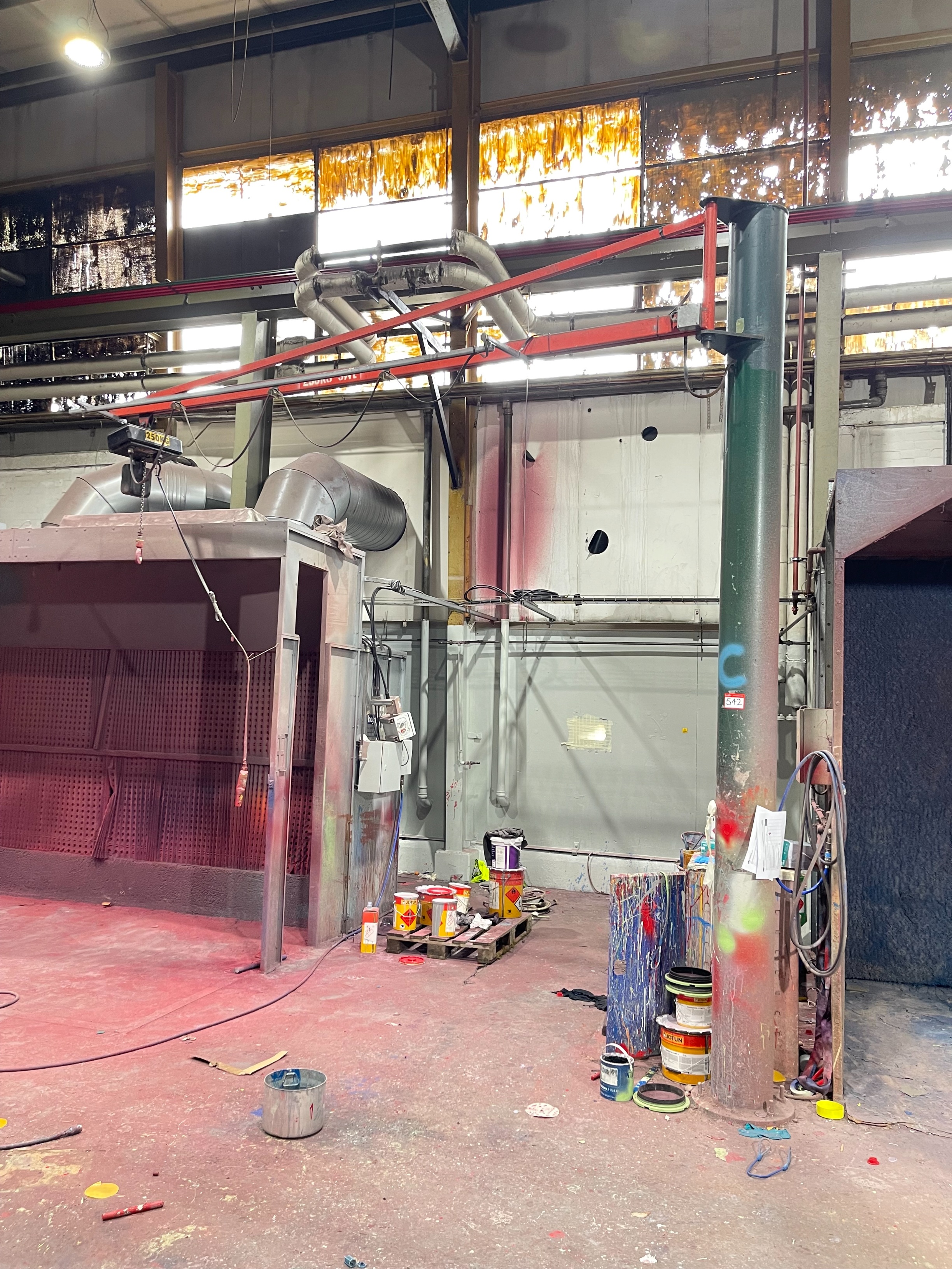 Jib Crane, SWL 250kg with Morris SX3 Hoist