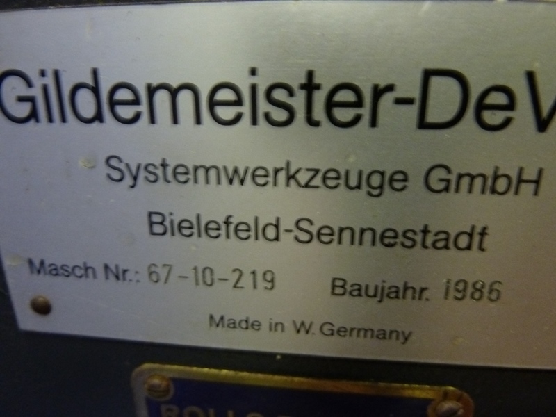 Gildemeister DeVlieg Tool Setter
