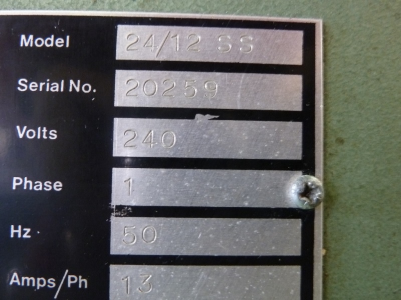 EDL Model 24/12ST Shrink Wrap Machine