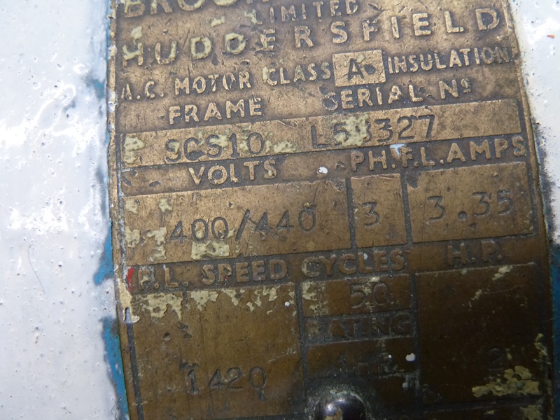 Lumsden Twin Head Double Ended Grinding Machine