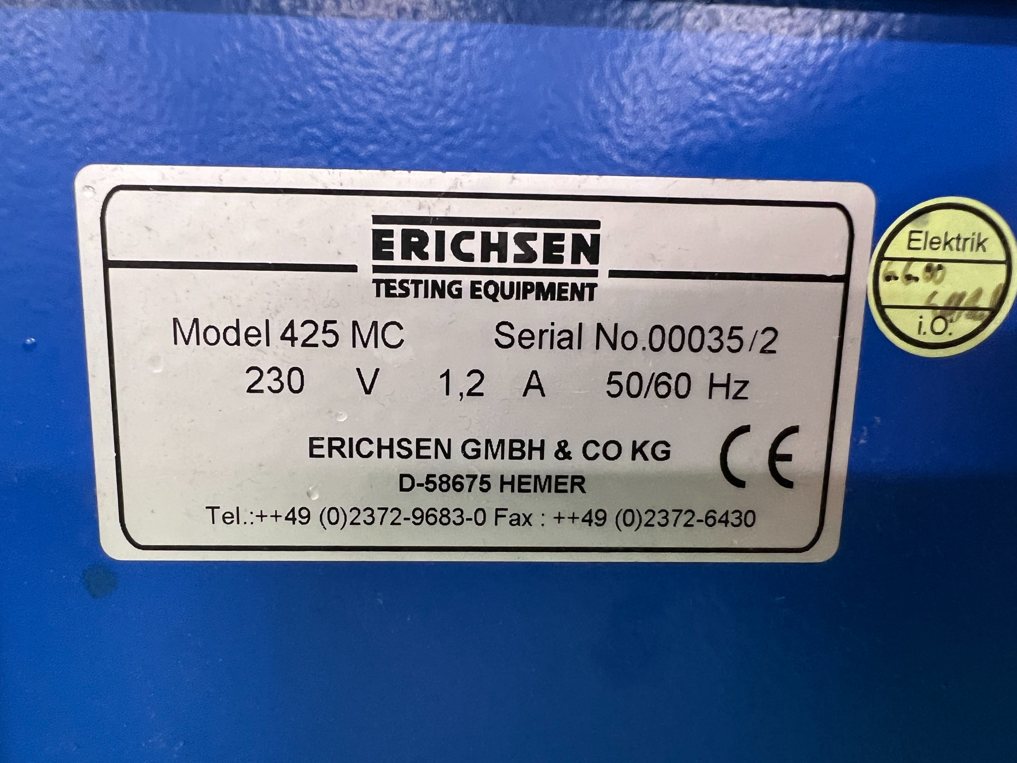 Erichsen 425MC Matchmaster UV Light Enclosure