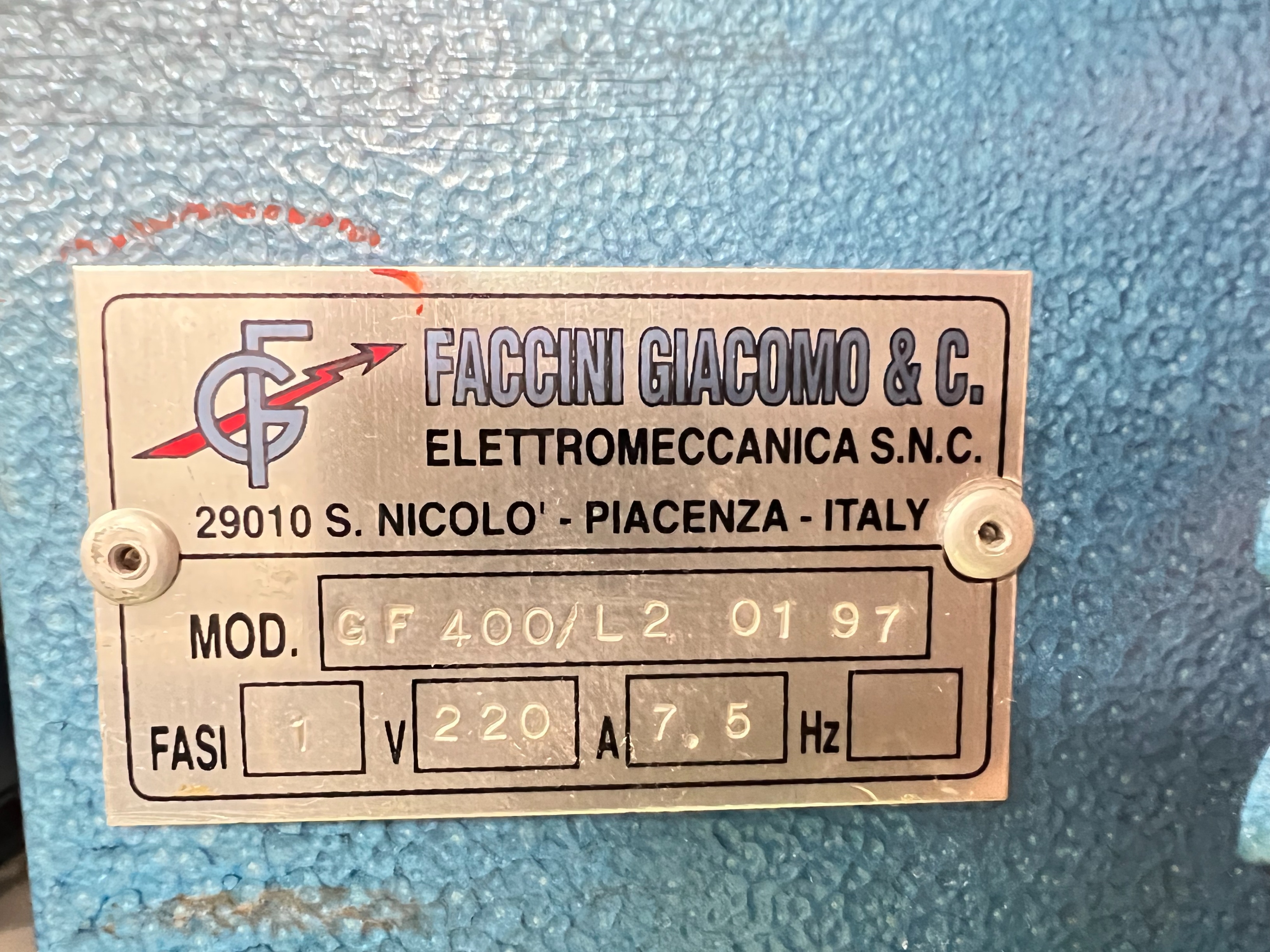 (3) x Faccini Giacoma GF400/L2 plastic Eyewear Frame Heater Unit