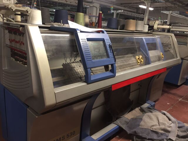 Stoll CMS 530 Type 566 000 Flat Bed Knitting Machine