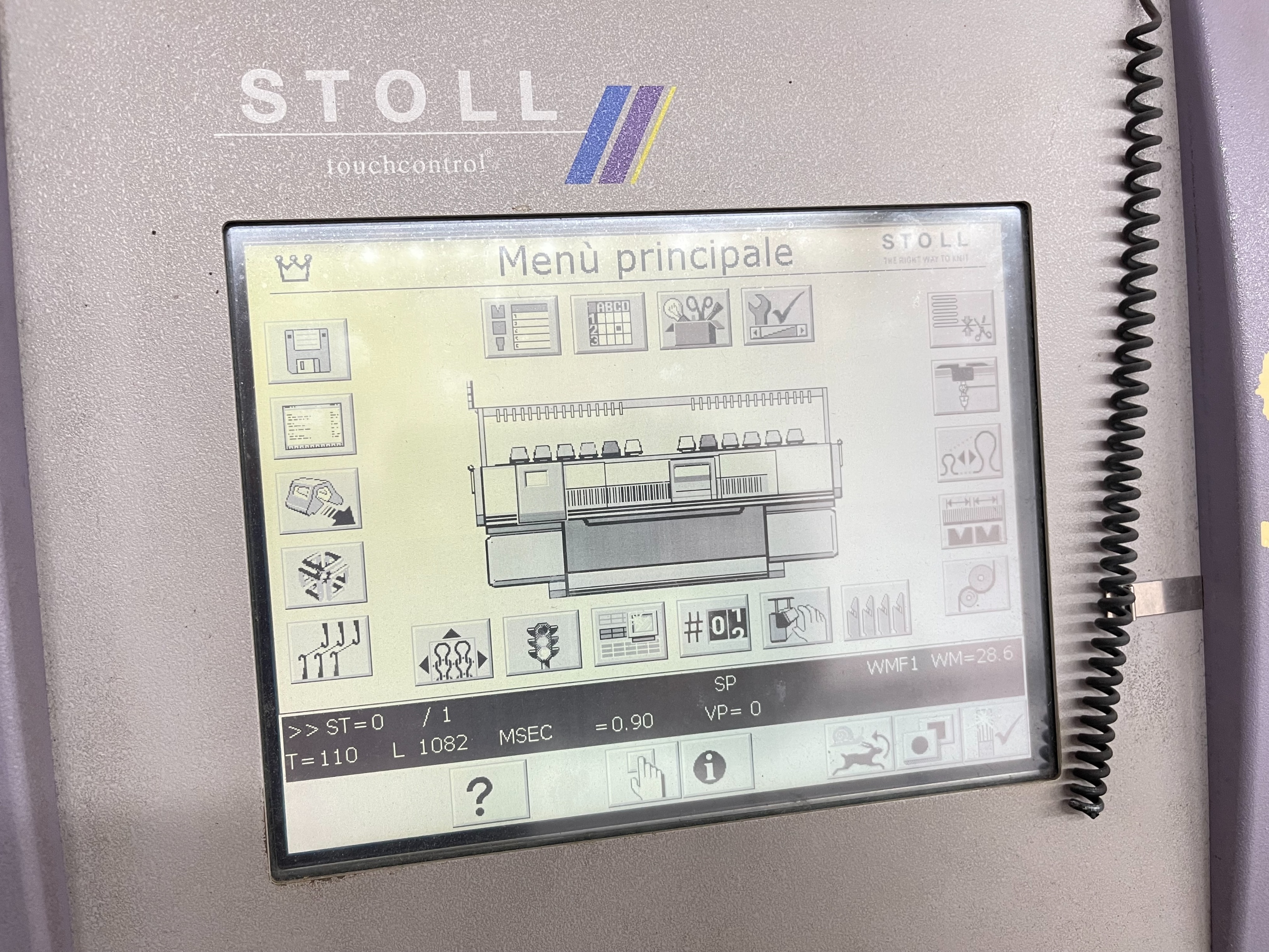 Stoll CMS 330TC Type 532 005 Flat Bed Knitting Machine