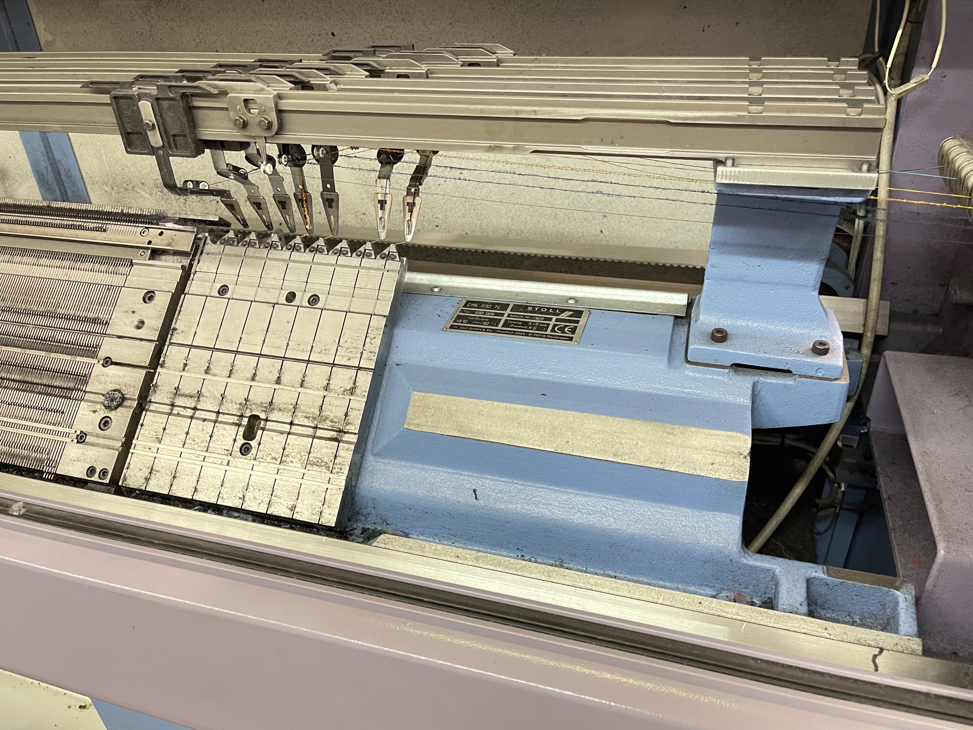Stoll CMS 330TC Type 532 005 Flat Bed Knitting Machine