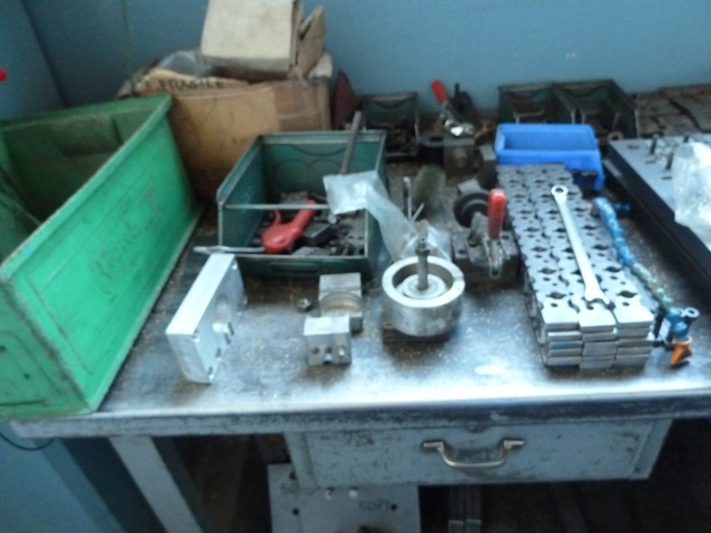 Bench with Qty Jig Fixtures