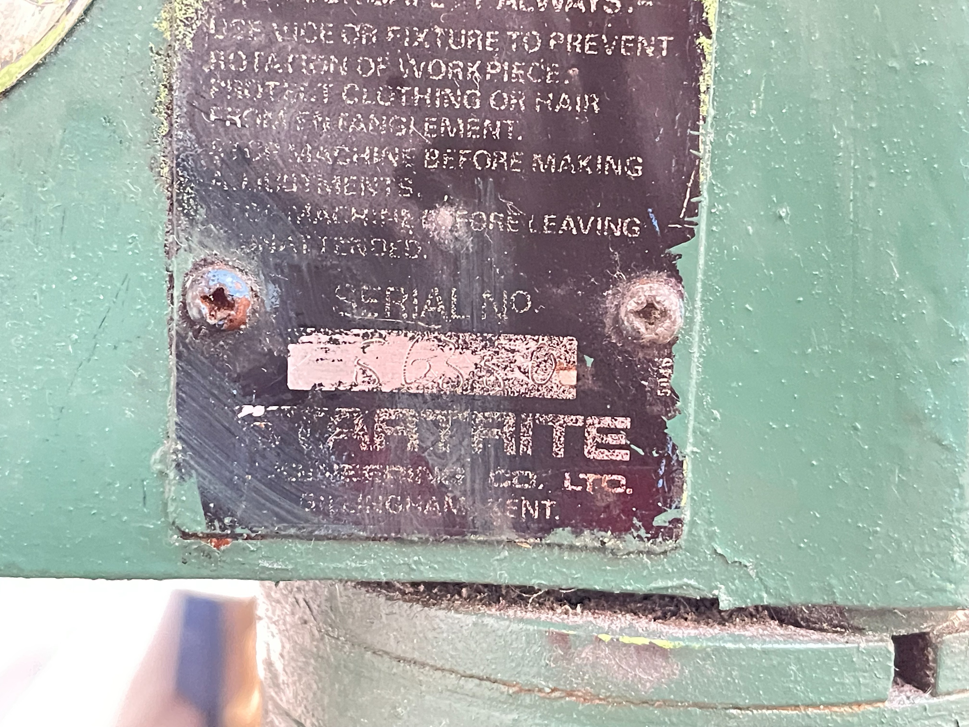 Startrite Mercury 5 Speed Bench Top Drill