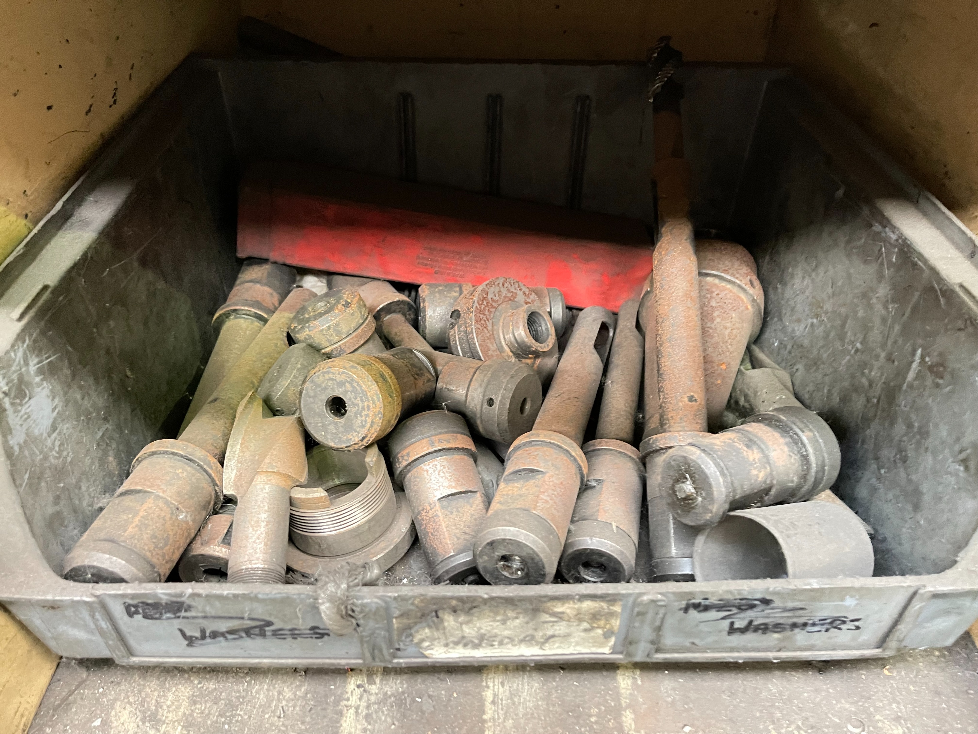 Machine Shop Cabinet with HSS Drills