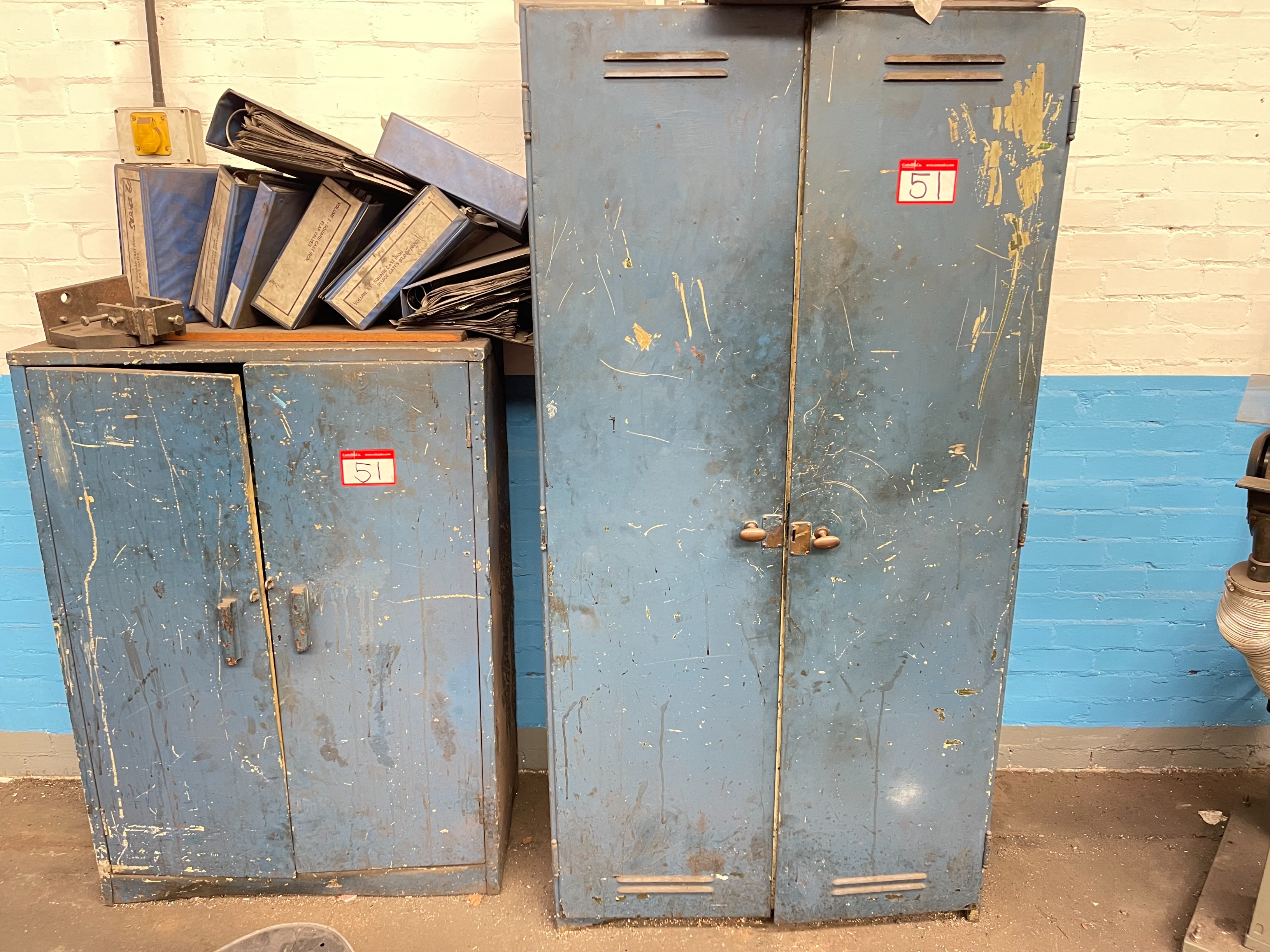 Machine Shop Cabinet with HSS Drills