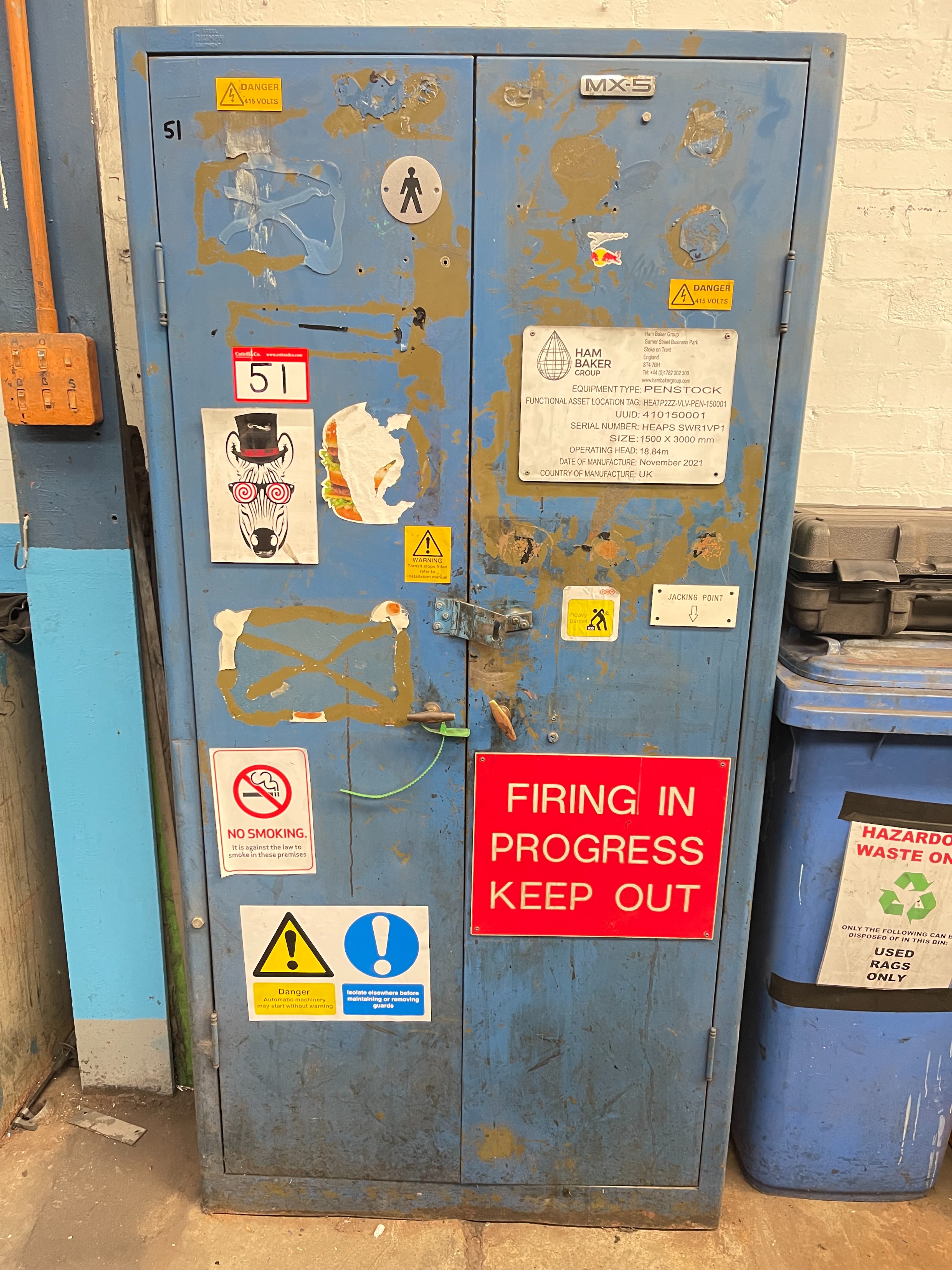 Machine Shop Cabinet with HSS Drills