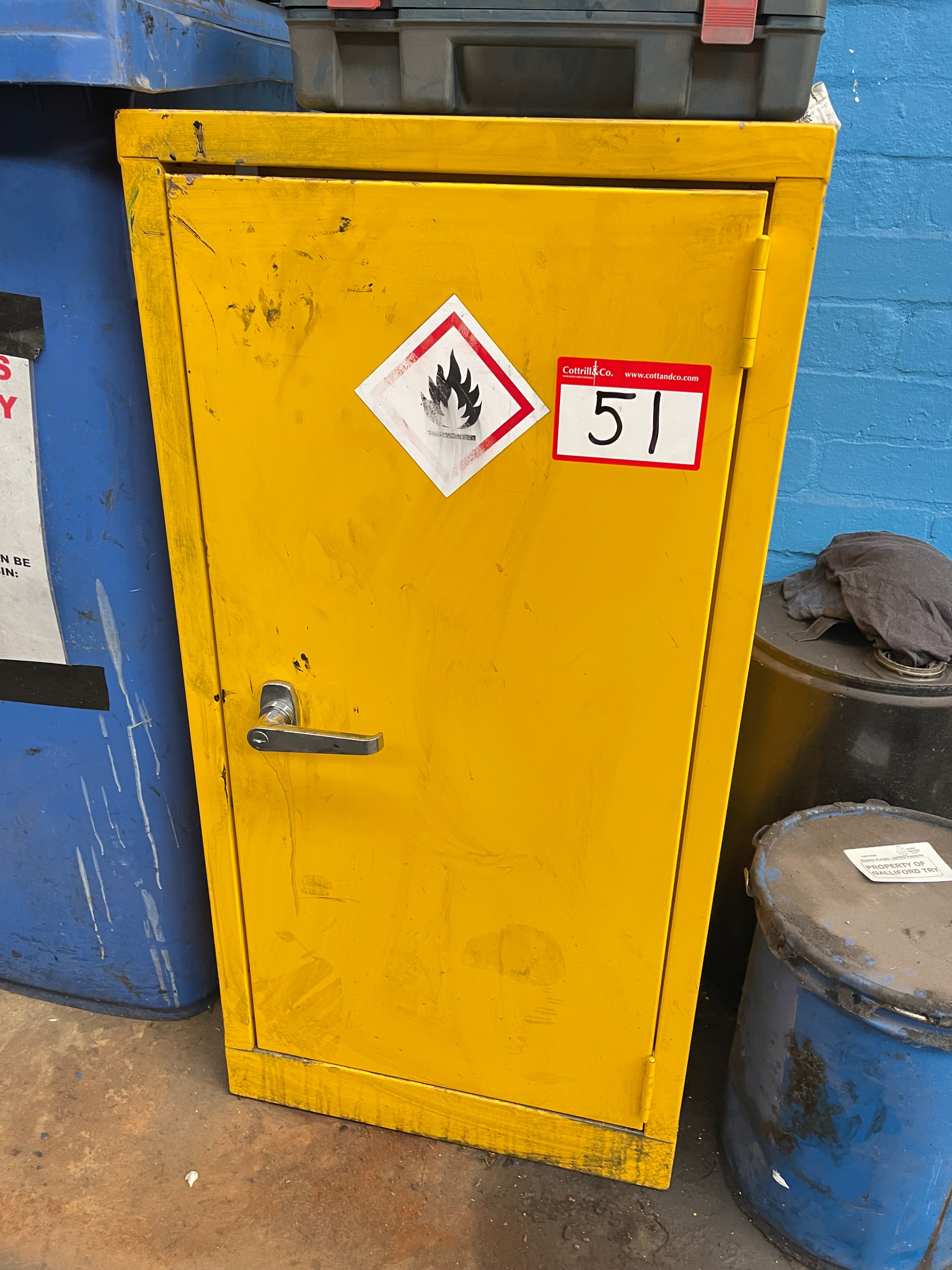 Machine Shop Cabinet with HSS Drills