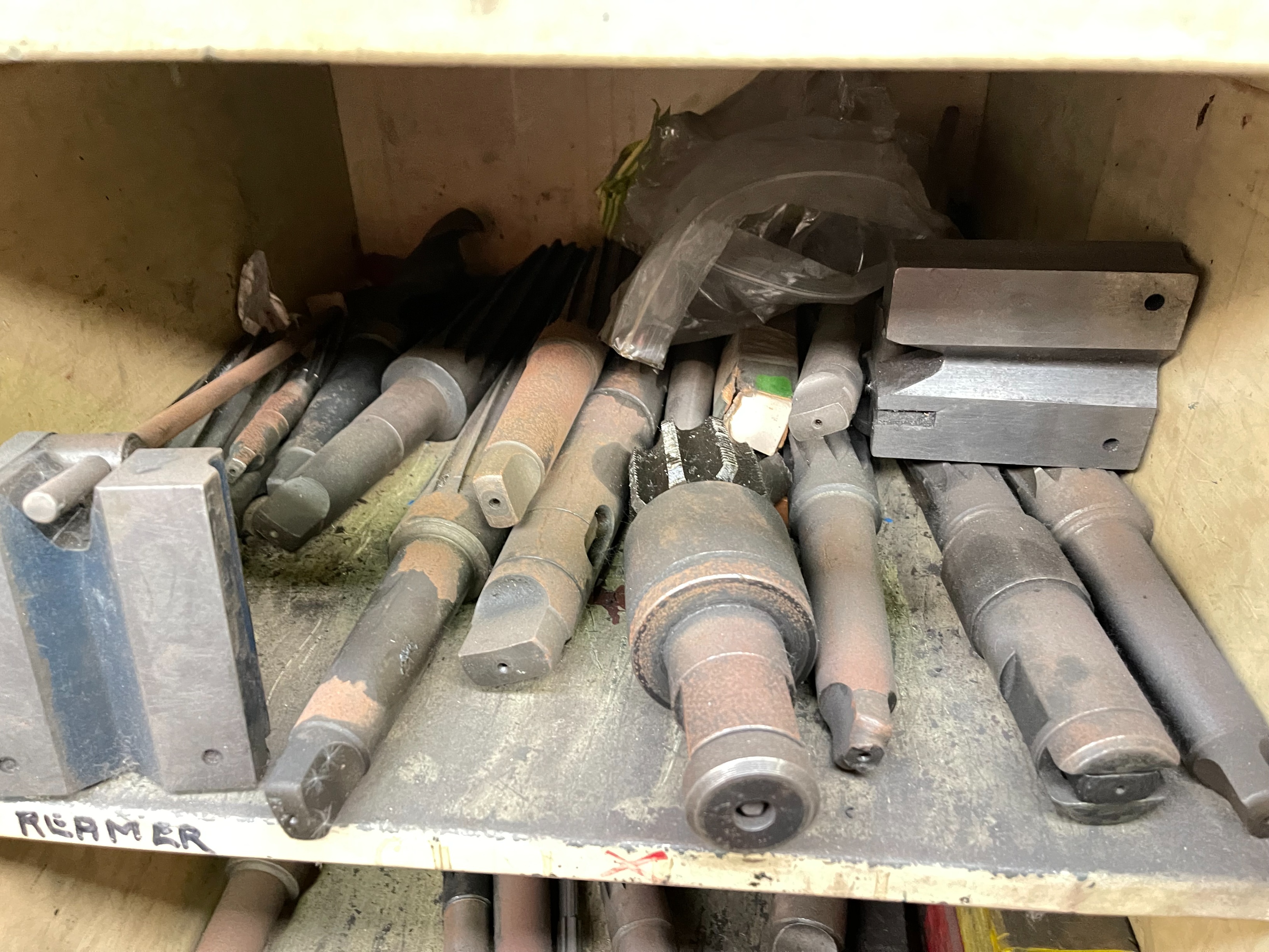 Machine Shop Cabinet with HSS Drills