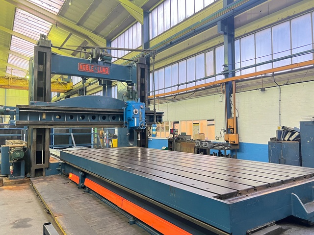 Noble and Lund Plano Bed Milling Machine