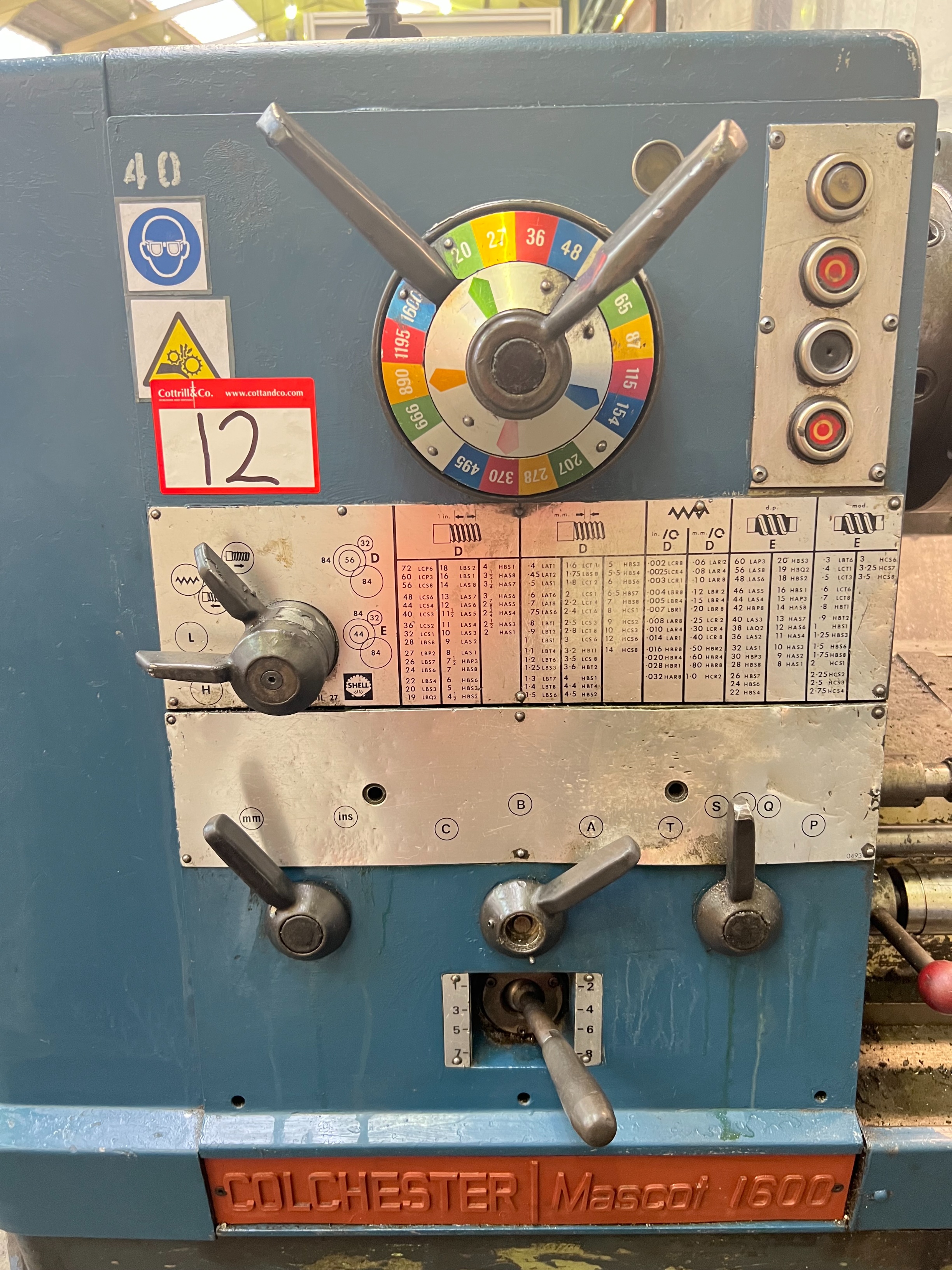 Colchester Mascot 1600 Gap Bed Centre Lathe