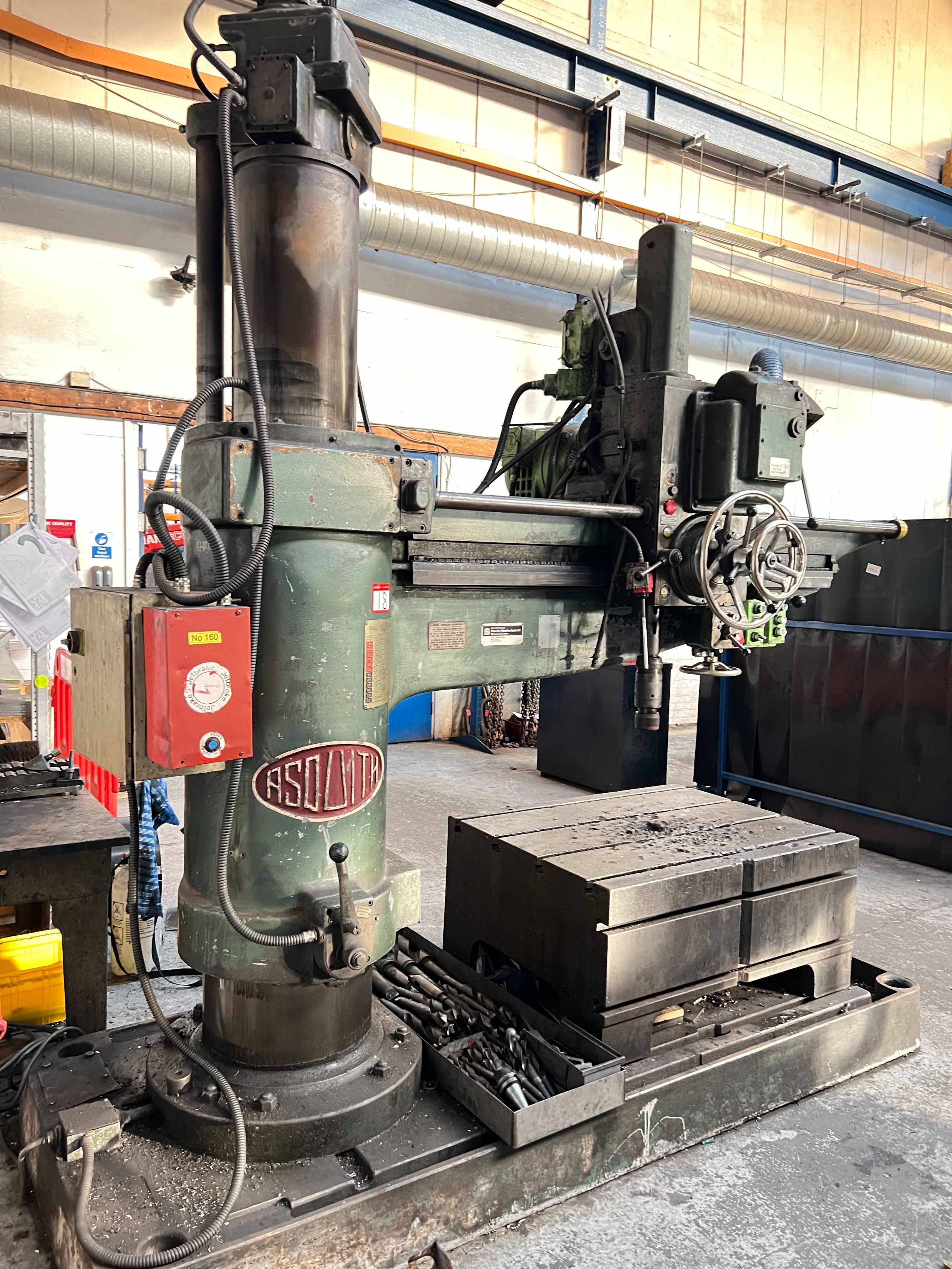 Asquith Radial Arm Drilling Machine