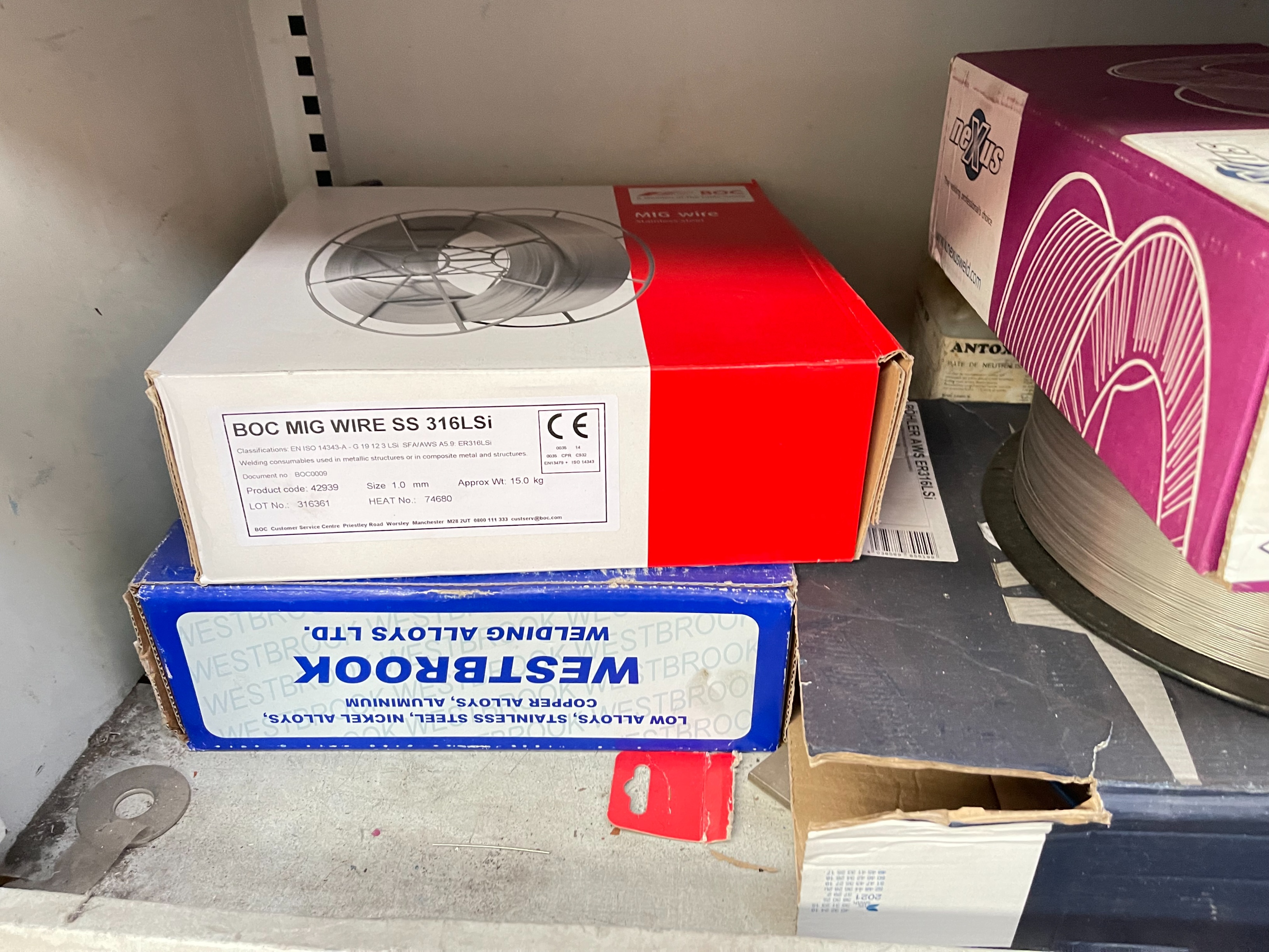 Welding Spares Cabinet