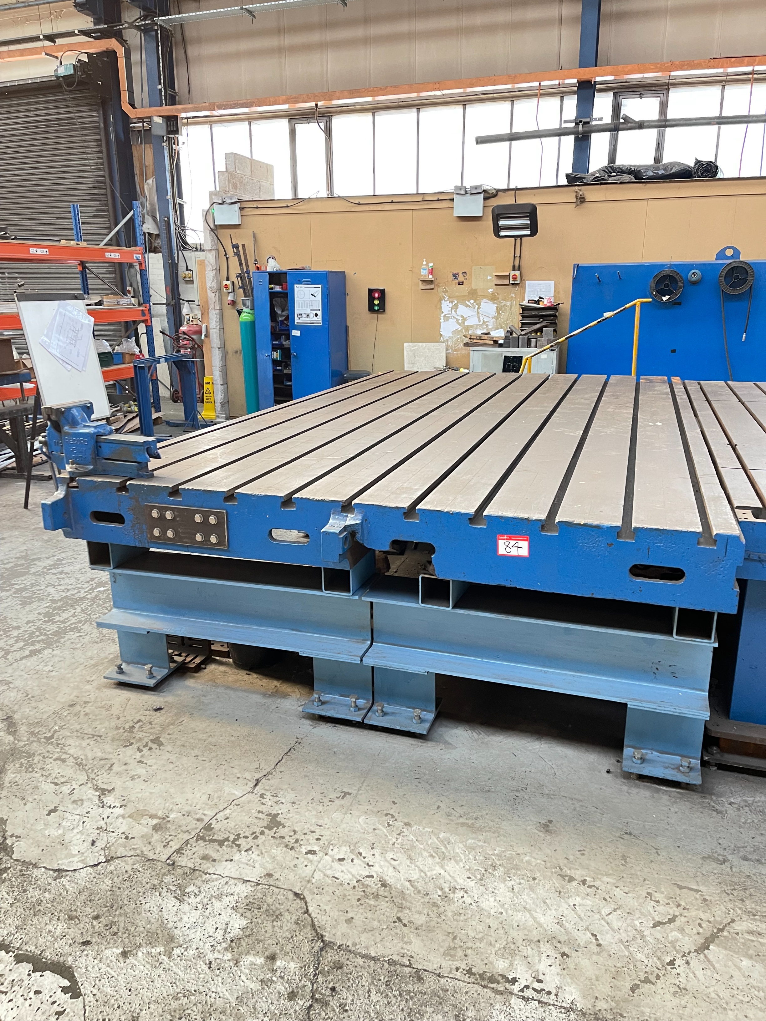 T-Slotted Cast Iron Table Size 4300mm x 2500mm