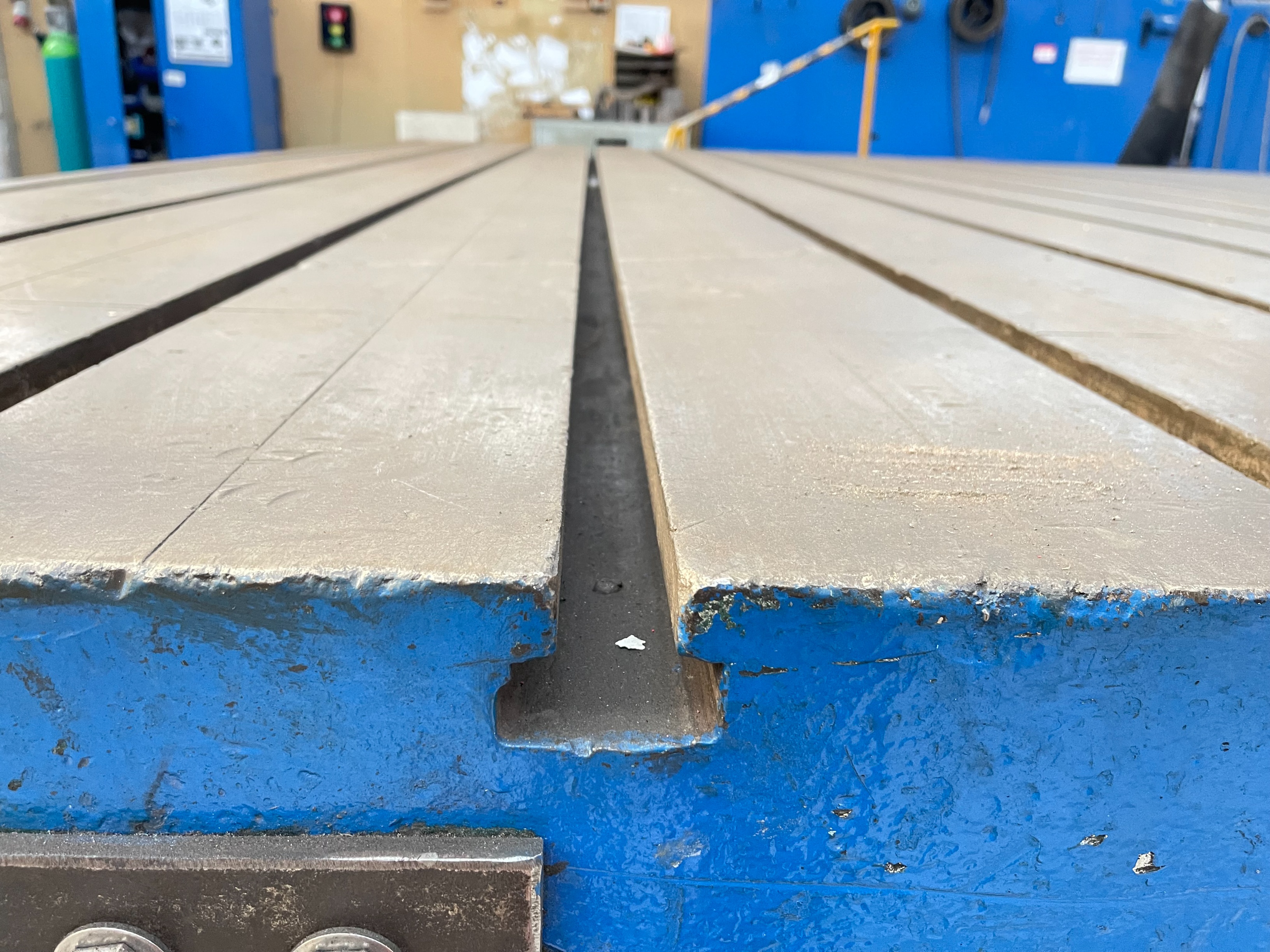 T-Slotted Cast Iron Table Size 4300mm x 2500mm