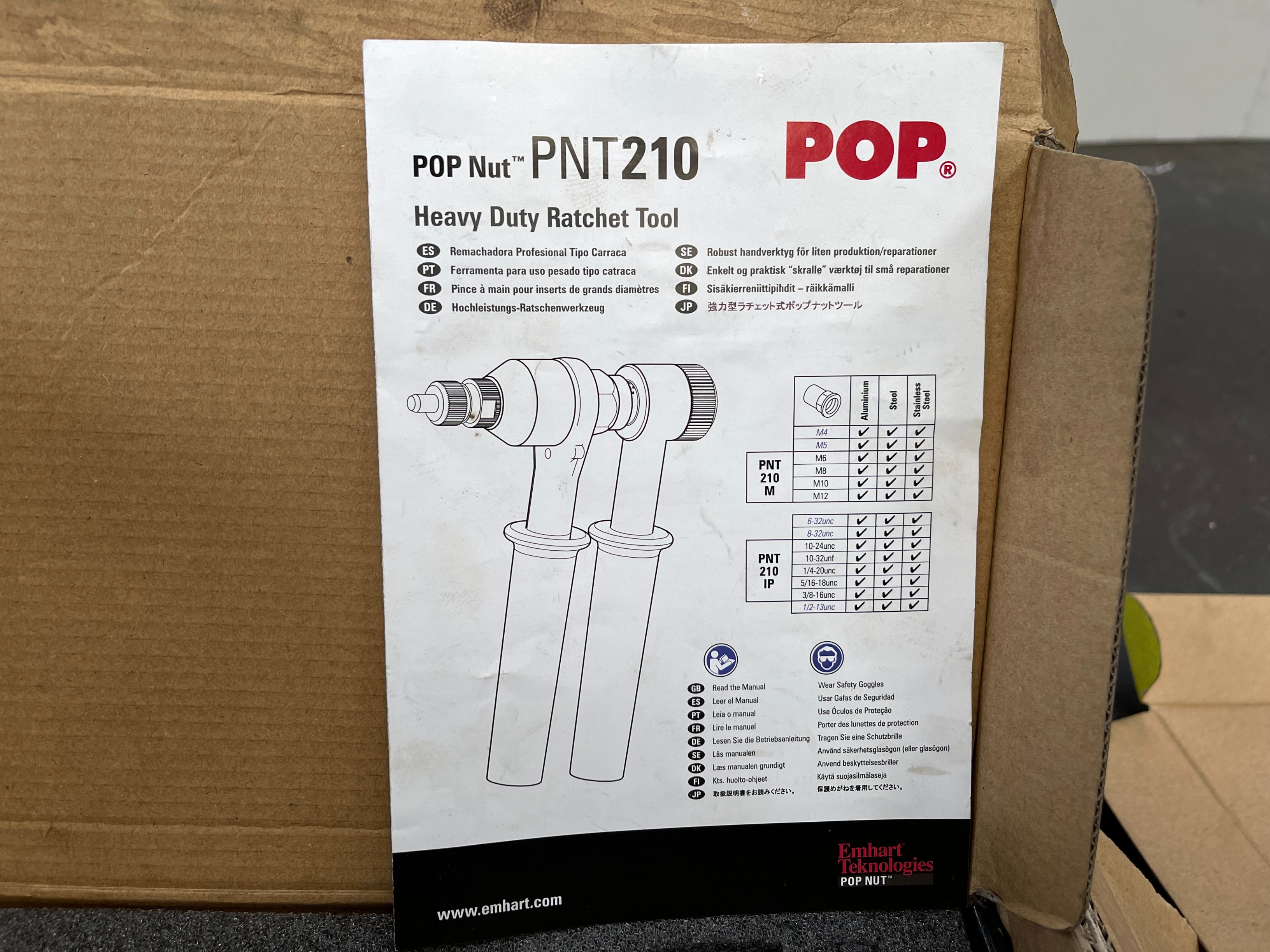 Pop PNT210 Heavy Duty Ratchet Tool