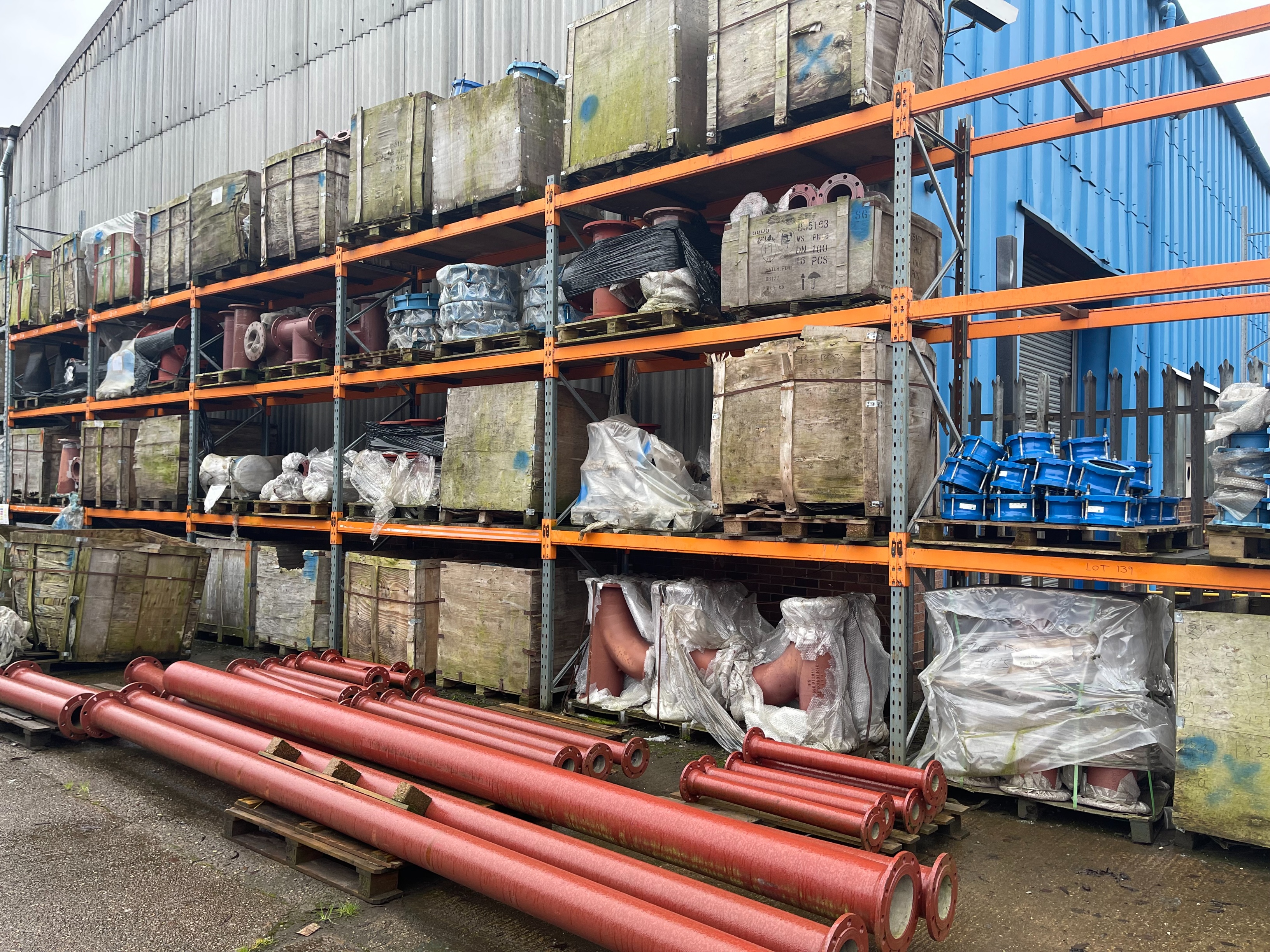 6 Bays of Heavy Duty Racking