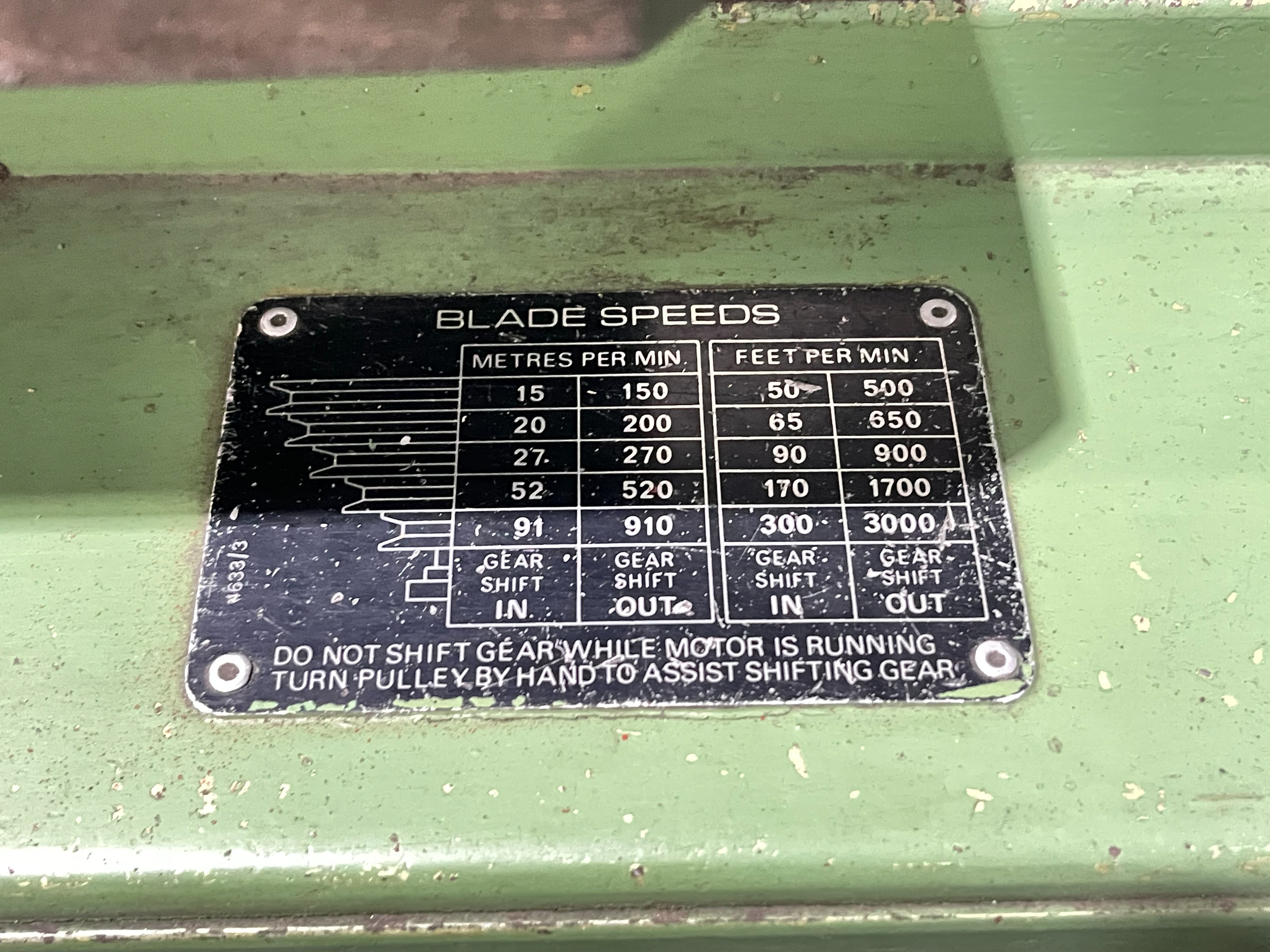 Startrite 20 RWF Vertical Bandsaw