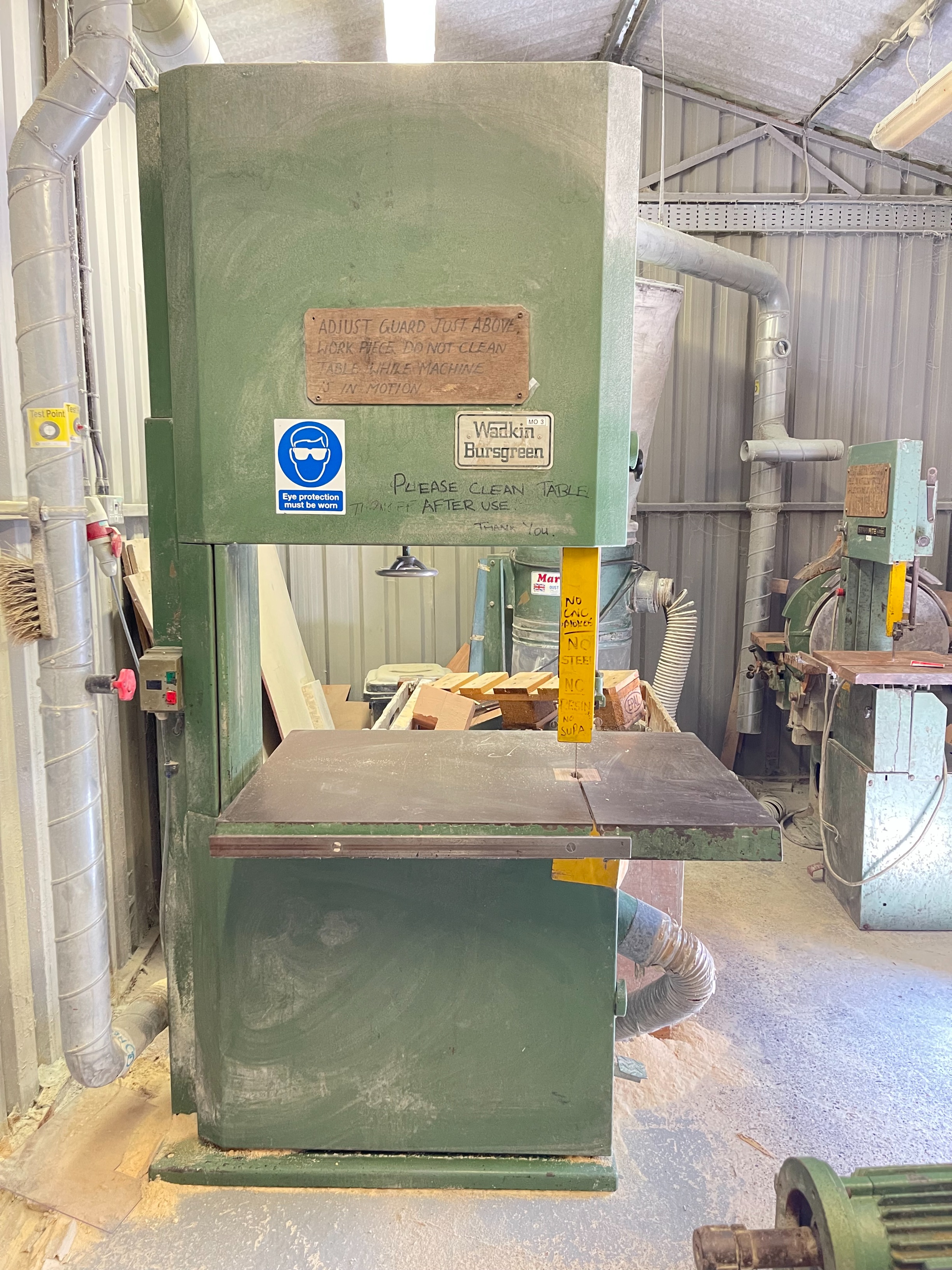 Wadkin Bursgreen Bandsaw