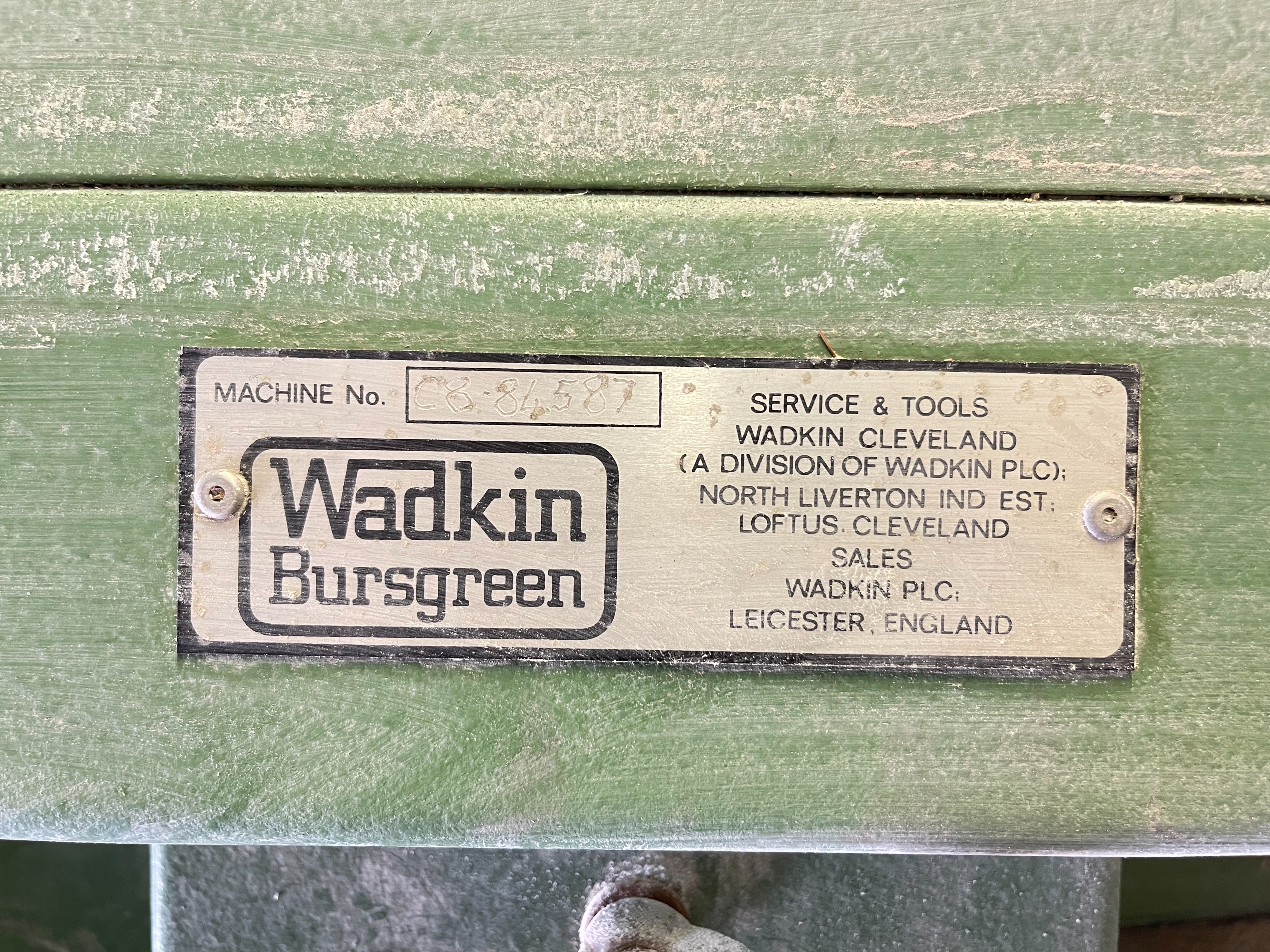 Wadkin Bursgreen Bandsaw