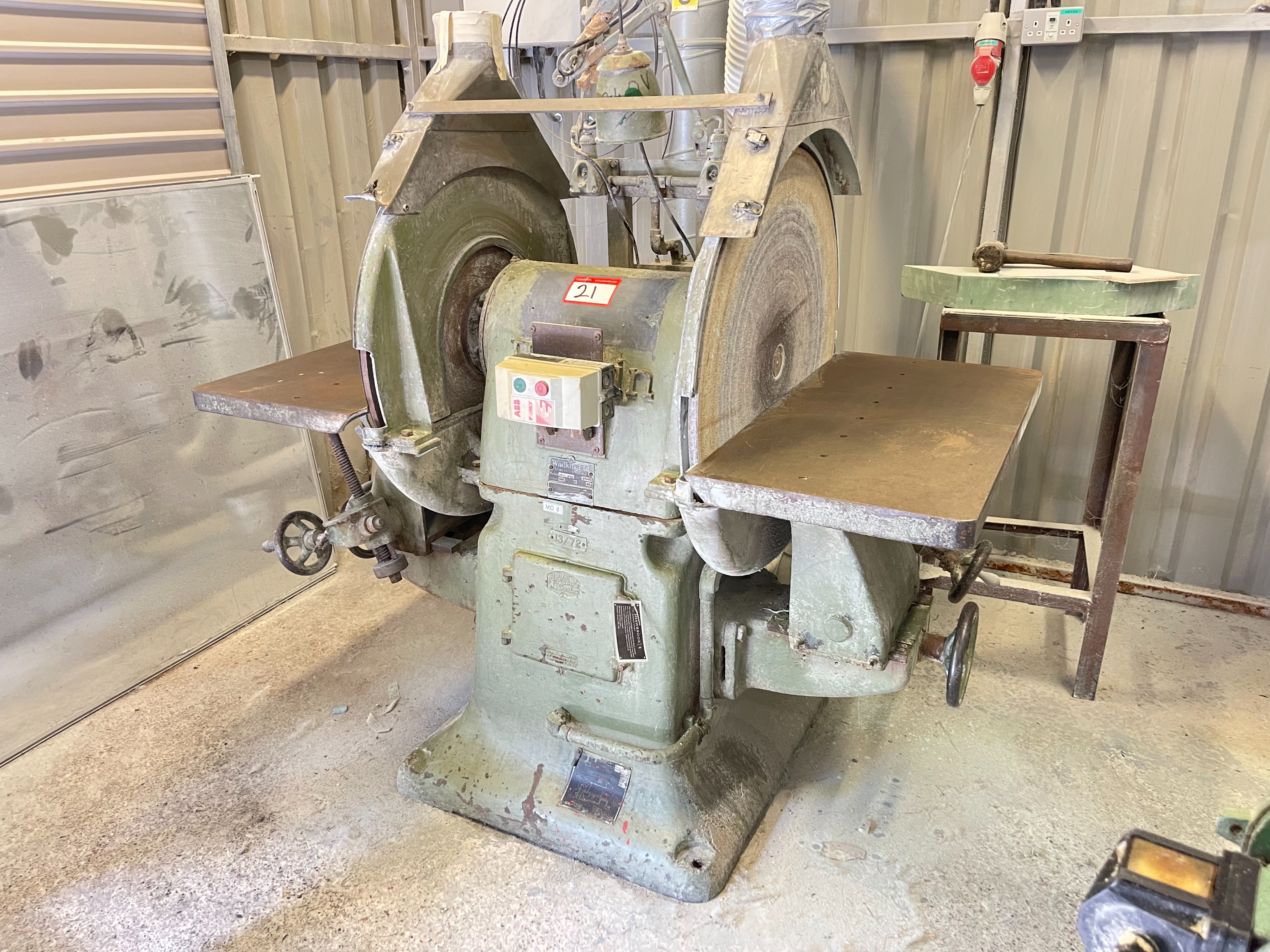 Wadkin Double Ended Wood Disc Sander