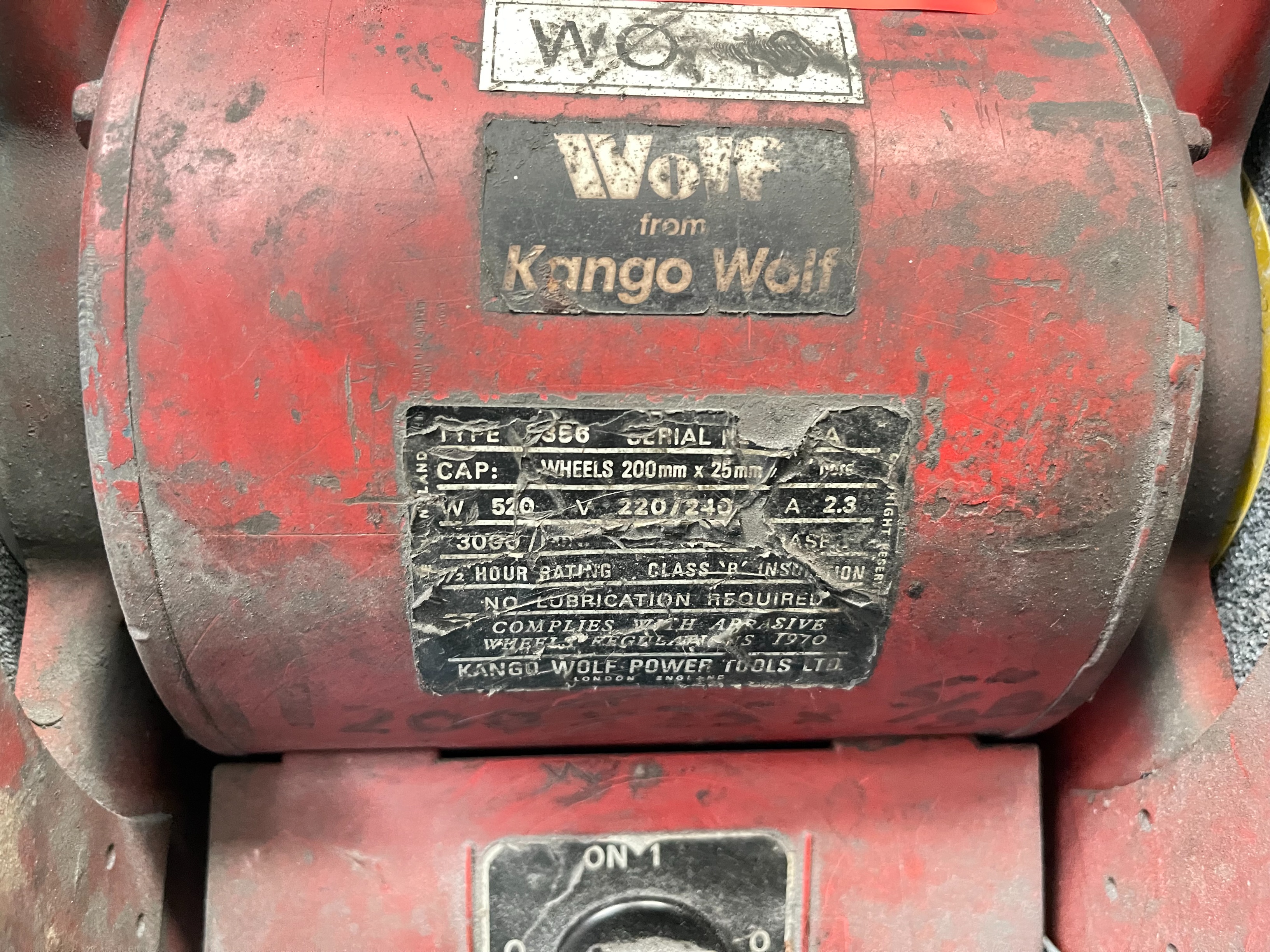 Wolf 8" Double Ended Grinder