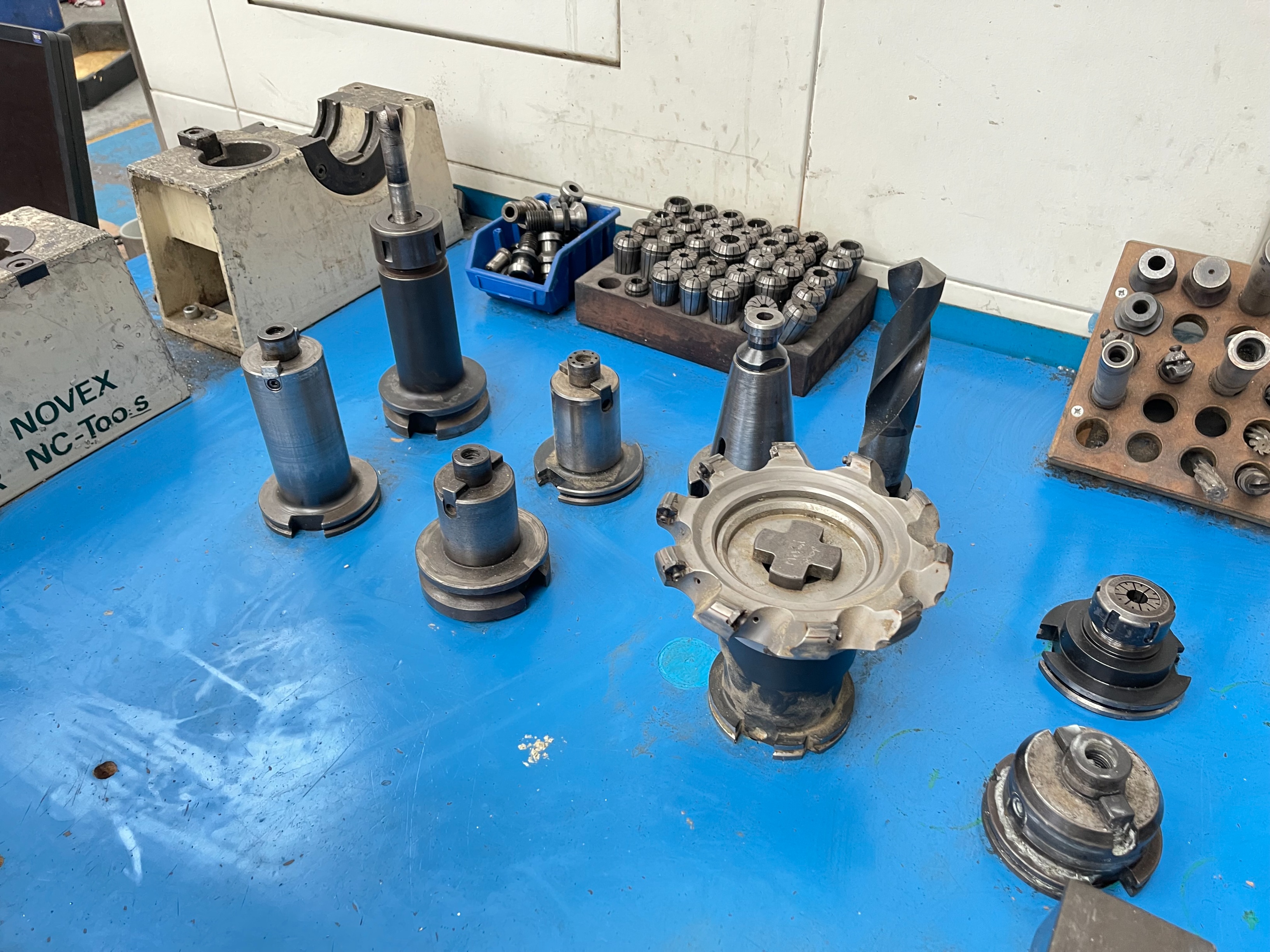 Qty of BT50 and CAT Tooling, Collets and Tool Setters