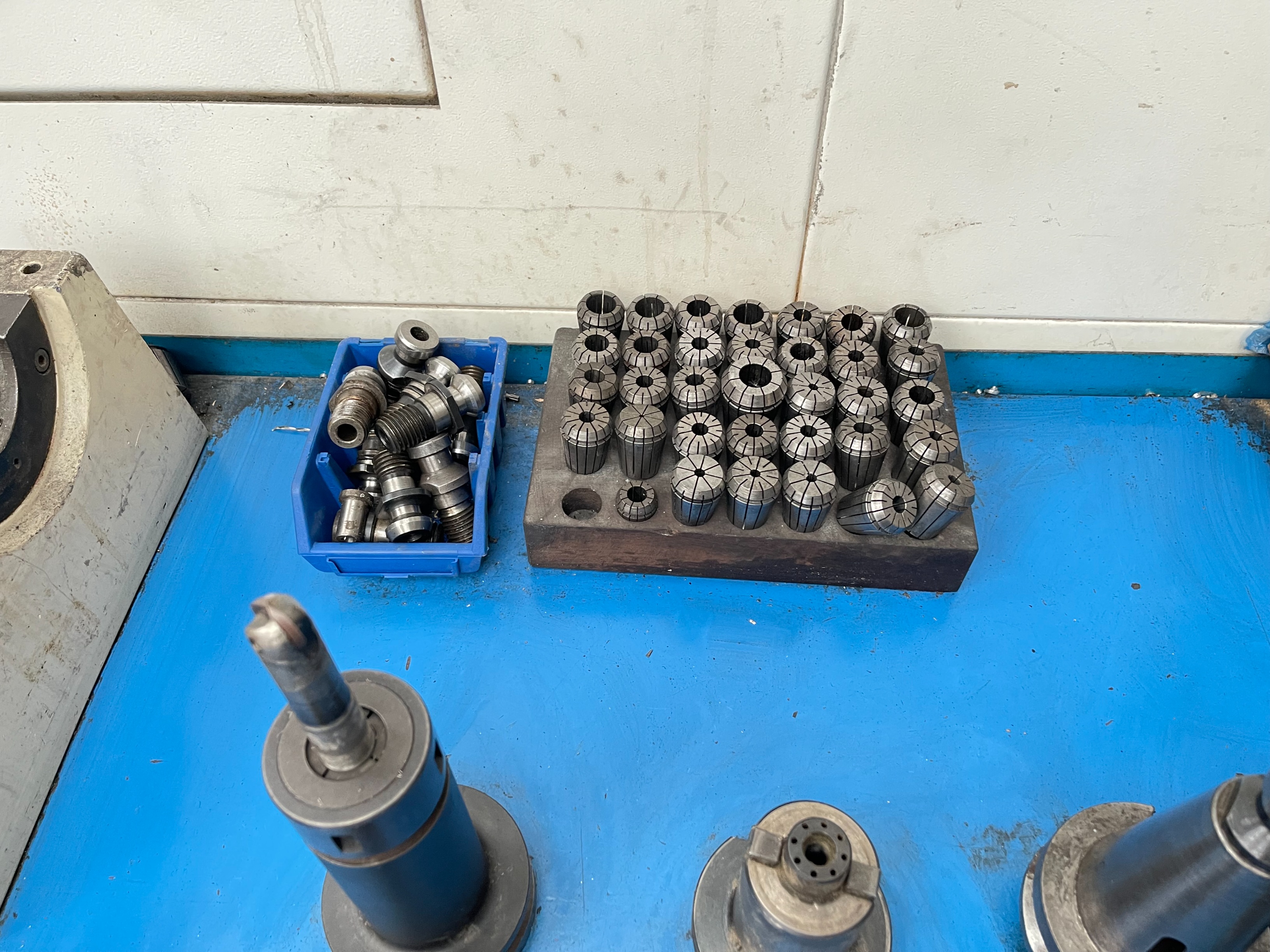 Qty of BT50 and CAT Tooling, Collets and Tool Setters