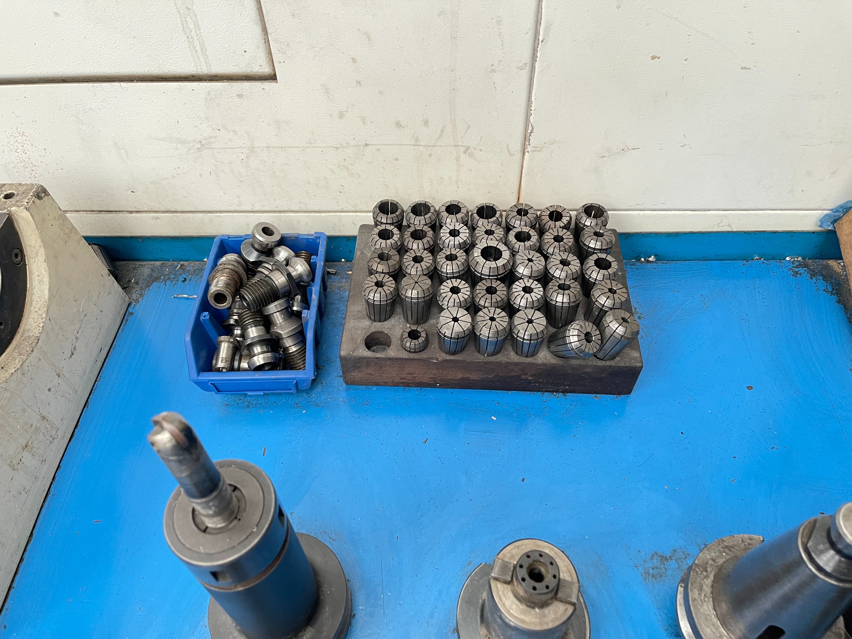 Qty of BT50 and CAT Tooling, Collets and Tool Setters