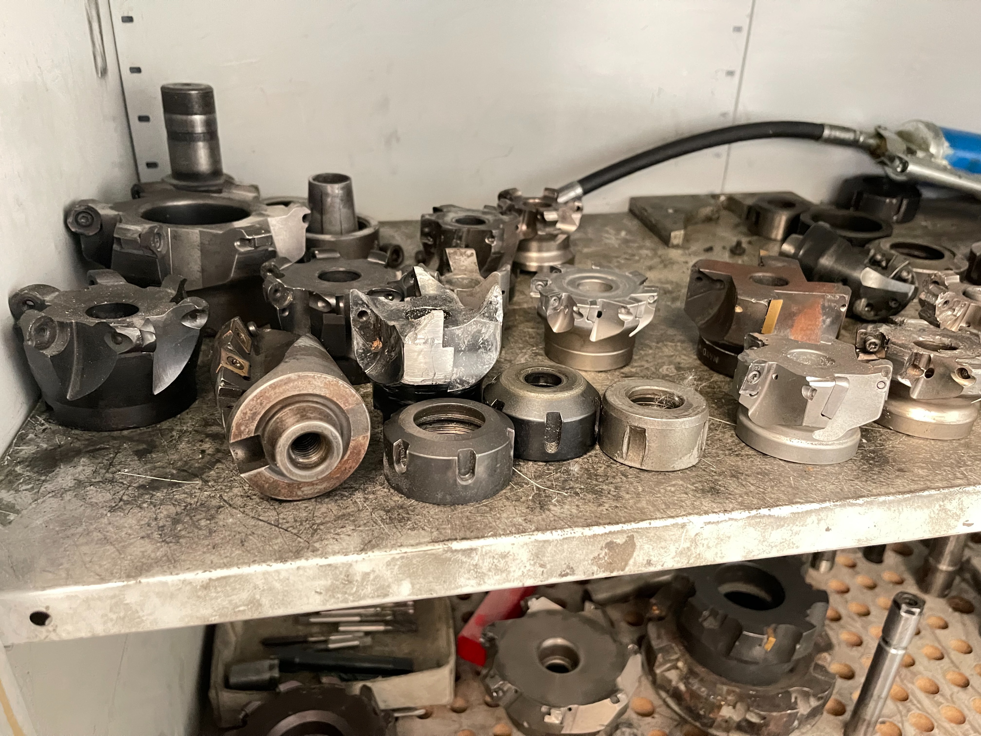 Qty of Cutters, Face Mills, Collets