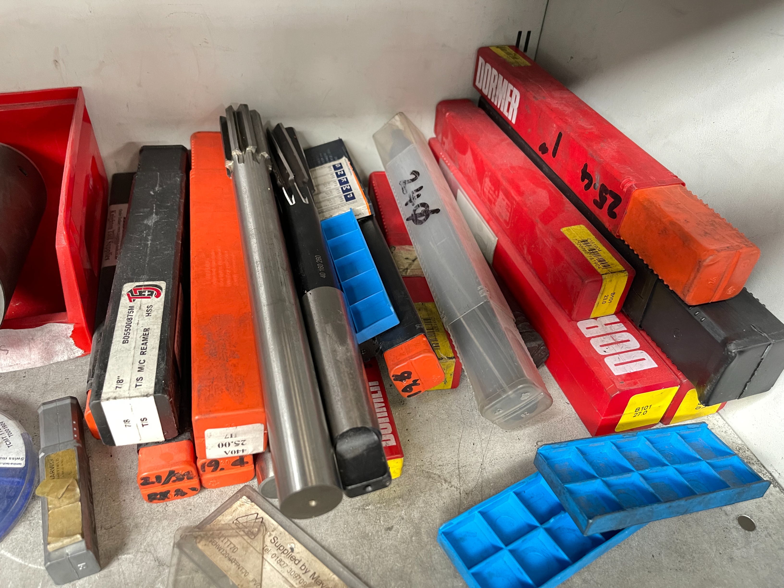 Qty of U Drills, Reemers, Face Mills