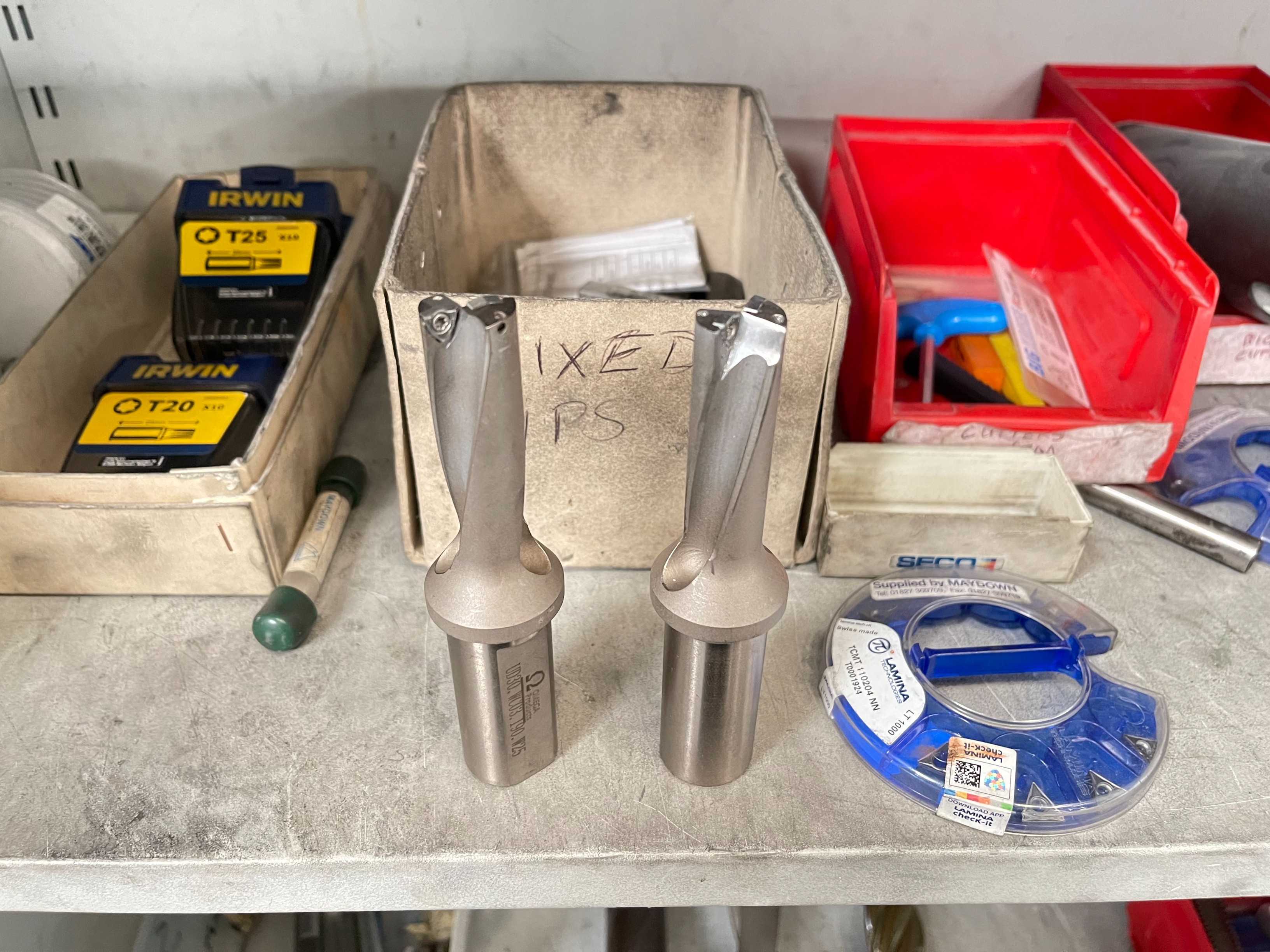 Qty of U Drills, Reemers, Face Mills