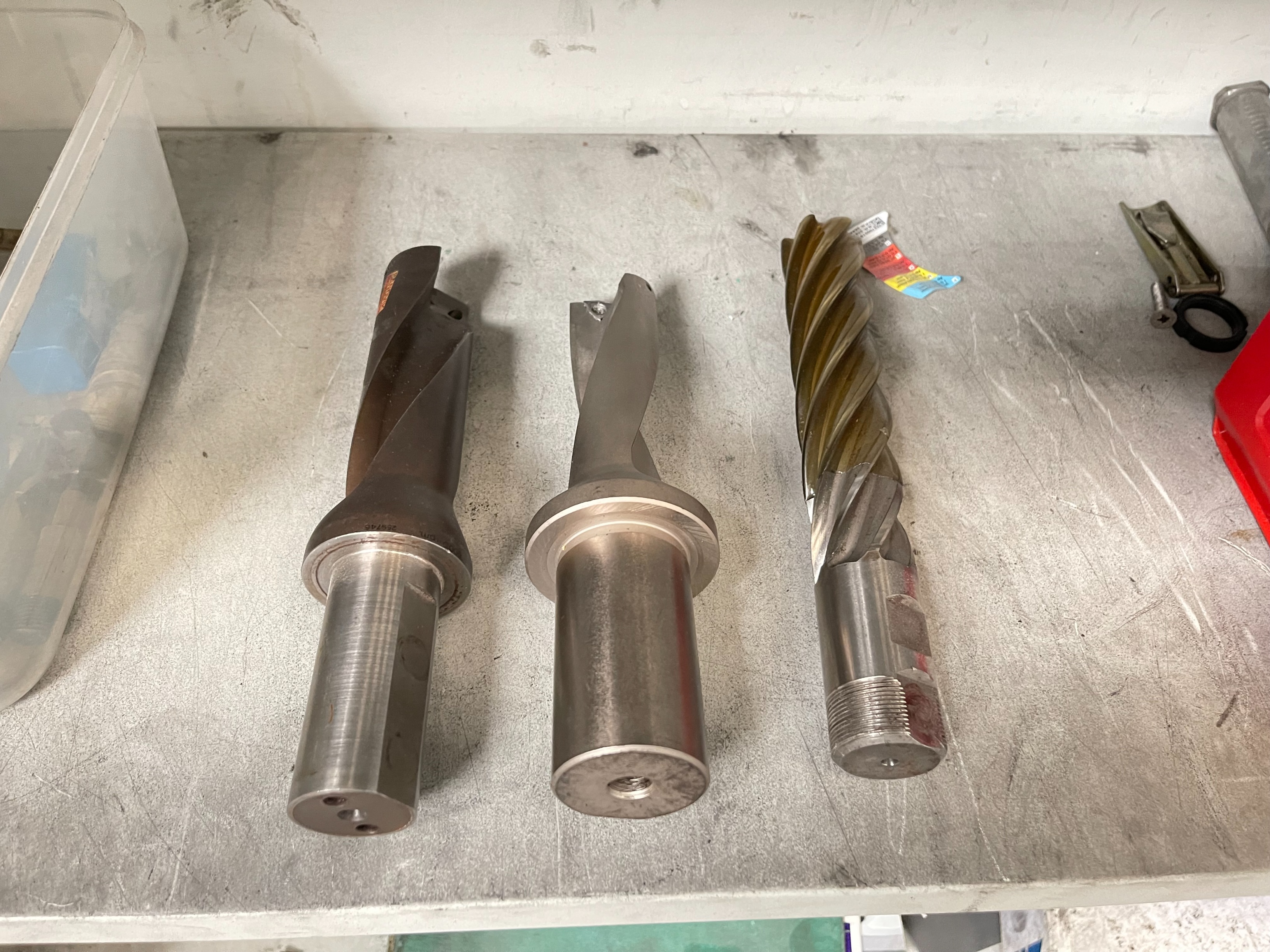 Qty of U Drills, Reemers, Face Mills