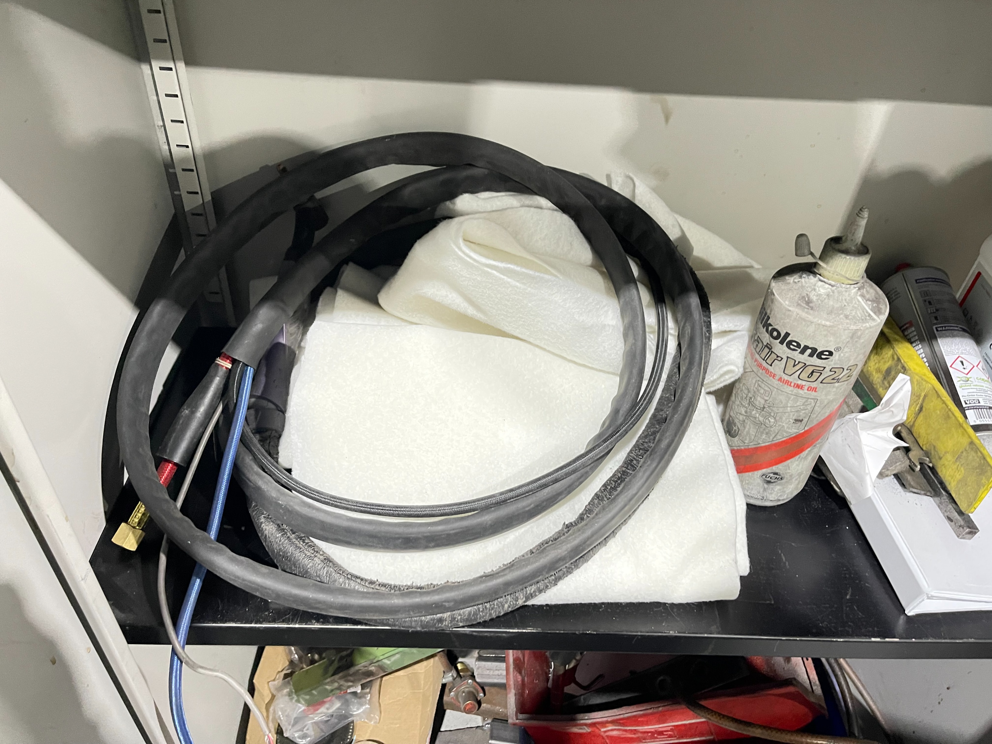 Cupboard with Qty of Welding Equipment