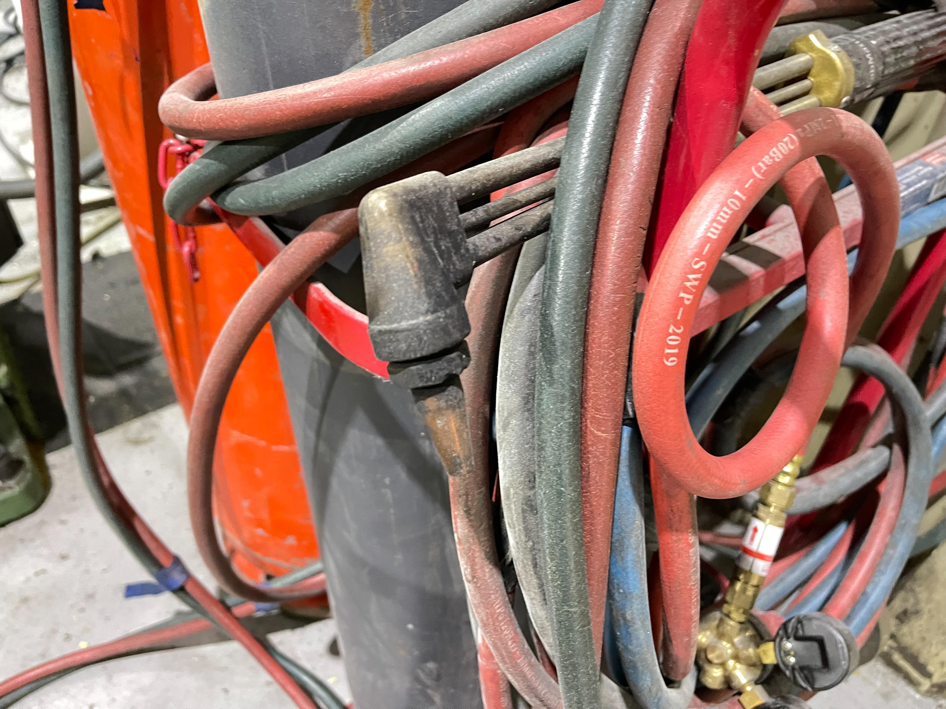 Acetyalene Torch and Mobile Trolley