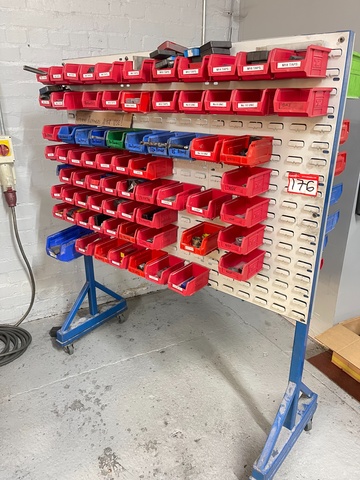 Mobile Trolley with Qty of Taps, Dies, Nuts and Bolts