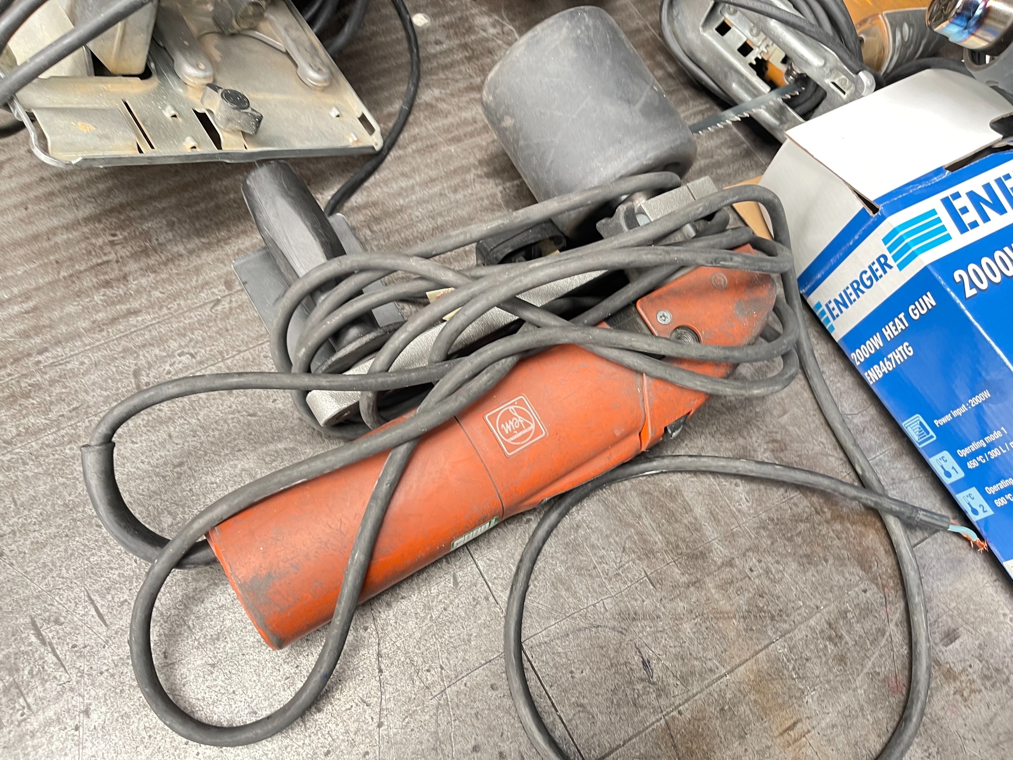 Qty of Jigsaws, Circular Saw, Heat Gun and Titan Sander