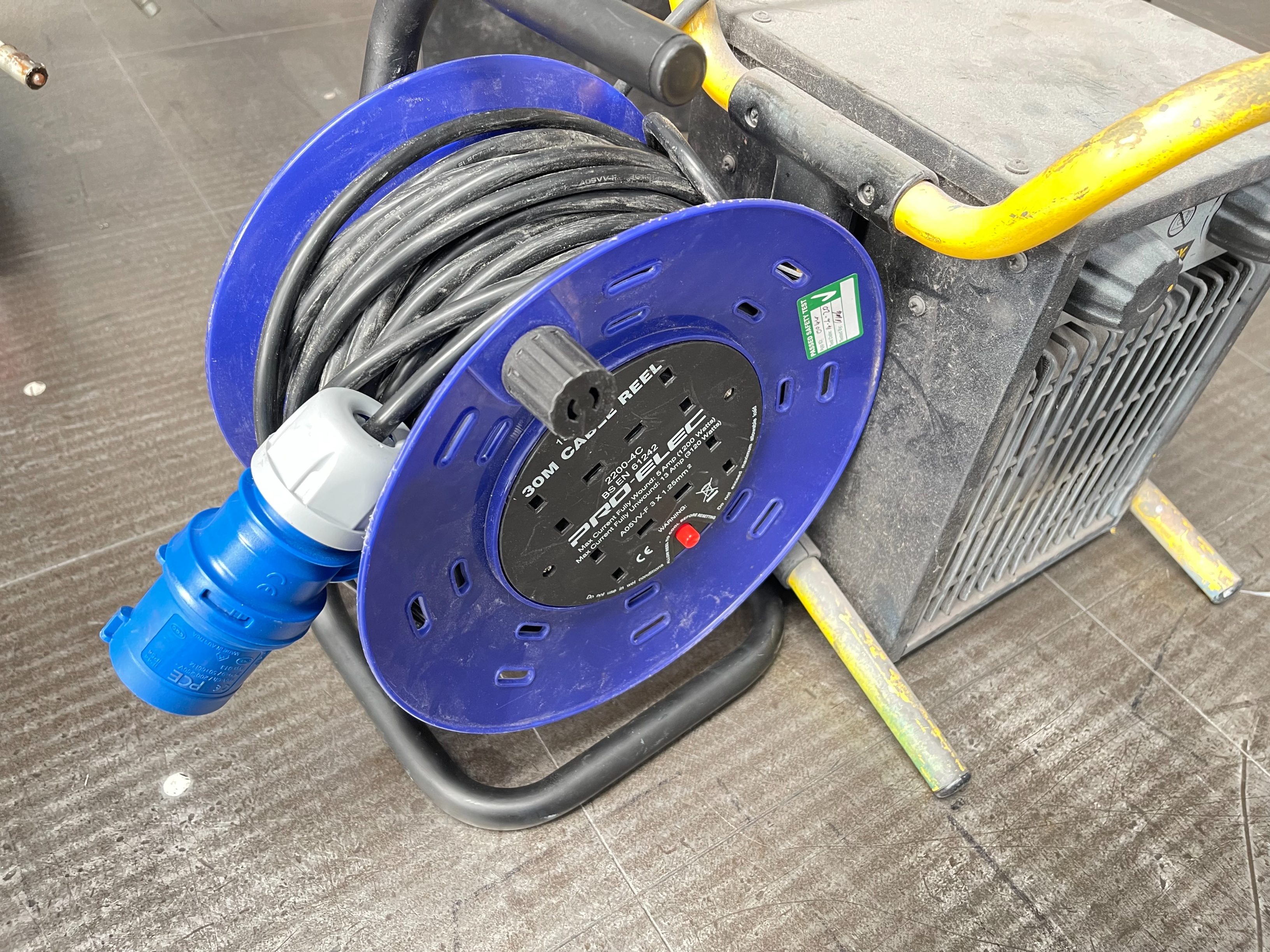 (2) x 110 Volt Power Supplies, 2kw Heater and Extension Lead