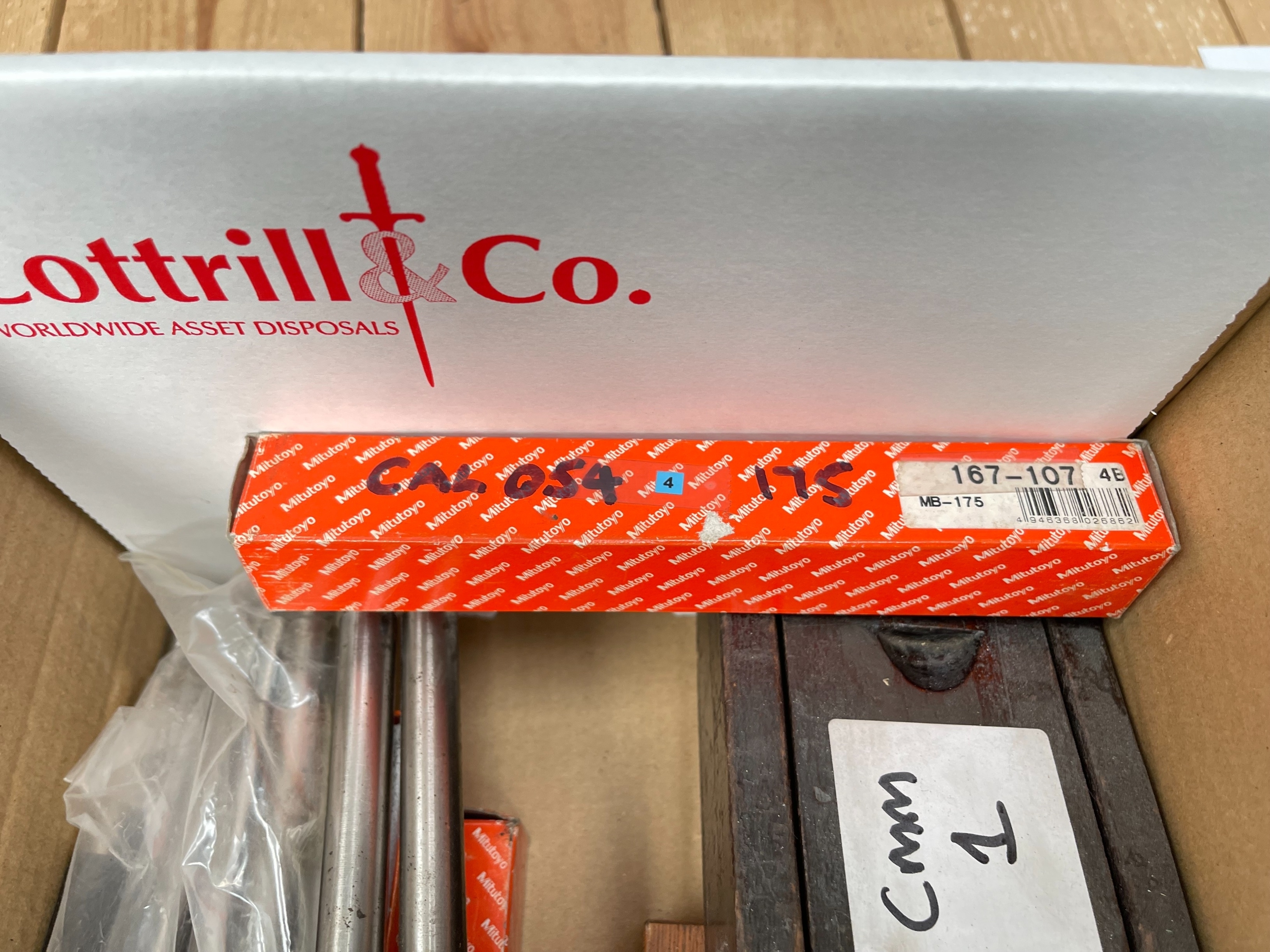 Qty of Setting Bars and Imperial Micrometers