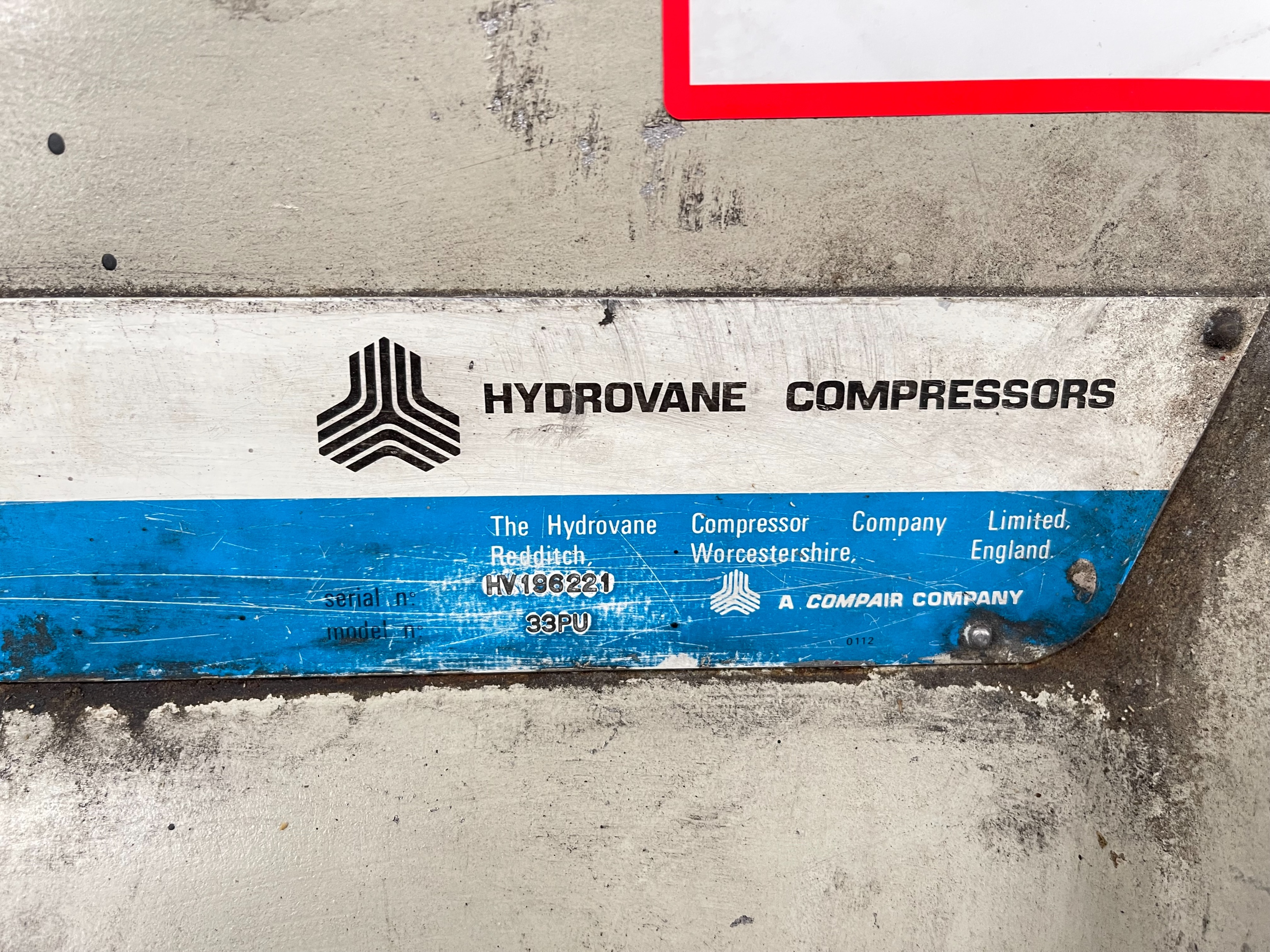 Hydrovane Compressor Model 33PU