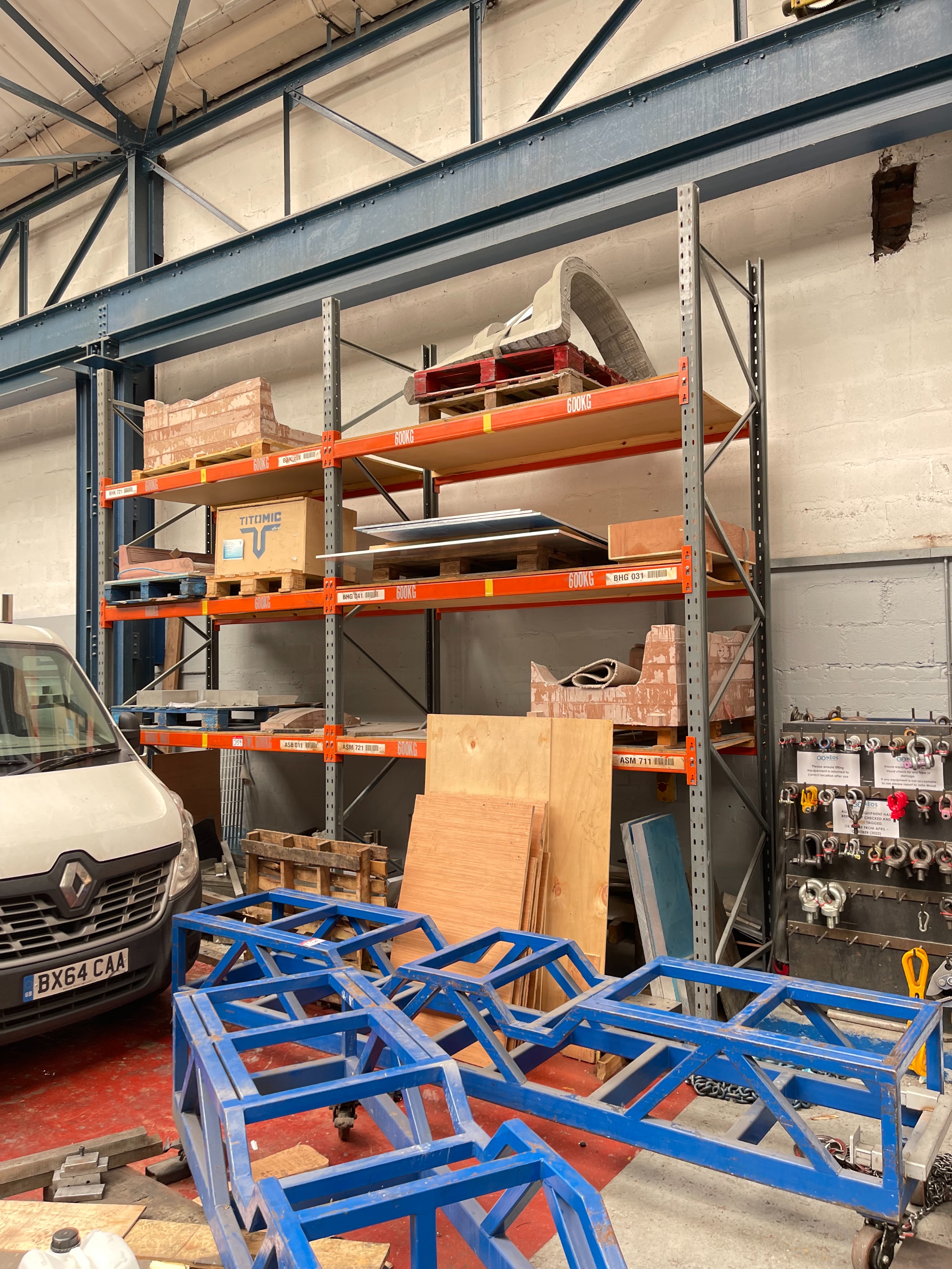 (2) x Bays of Racking (Excluding Contents) 2.4m Each Bay x 4m High Approx.